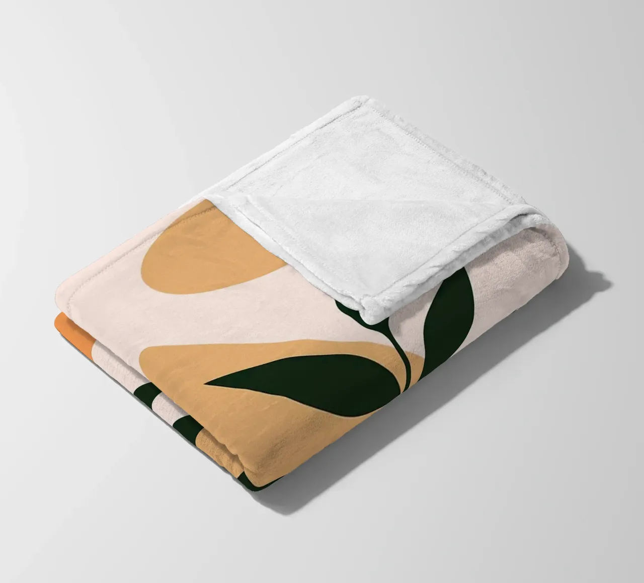 Paesaggio astratto con piante coperta in pile da Damion Francis
