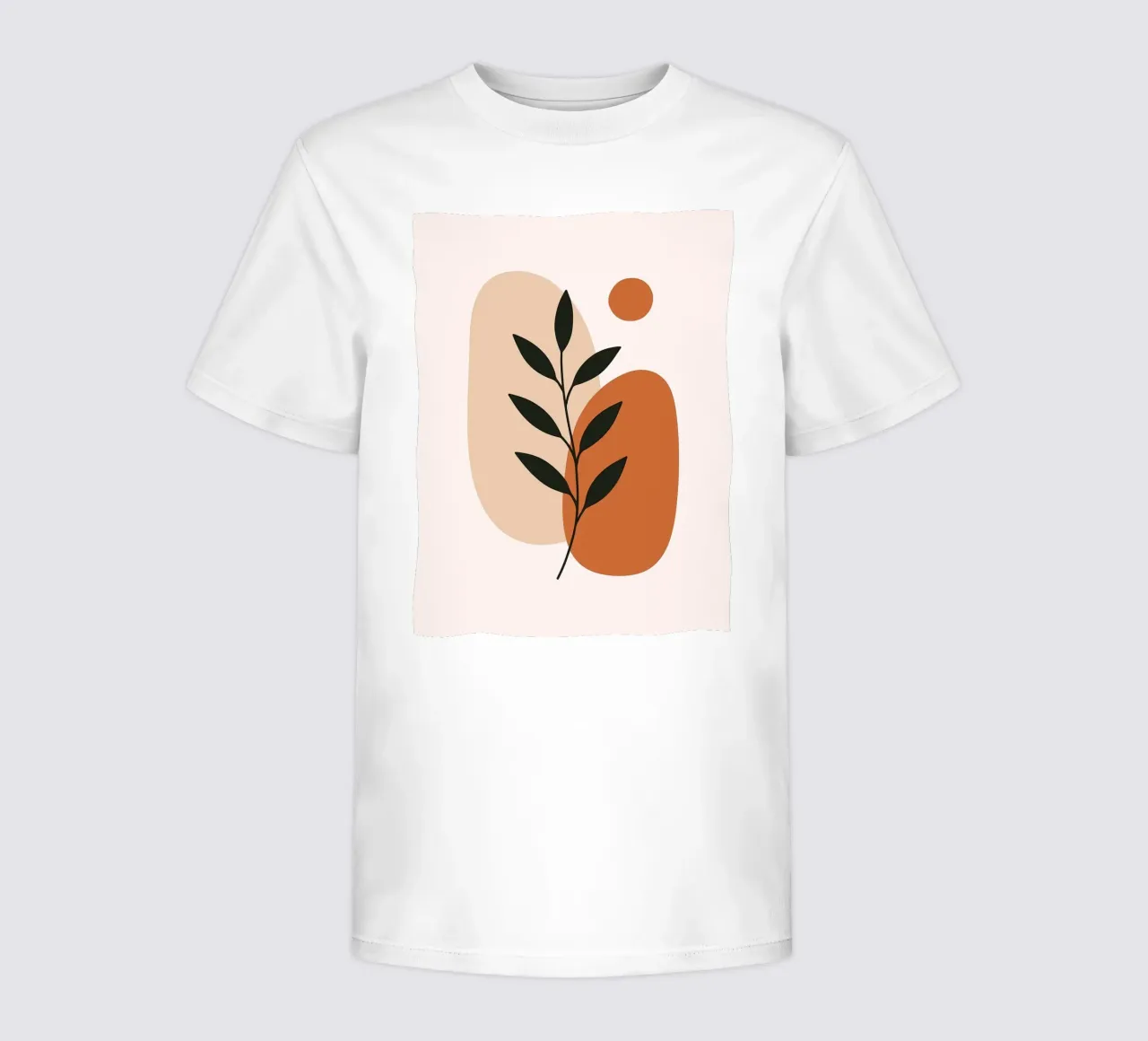 Arte botanica minimalista con forme astratte t-shirt bambini da Damion Francis