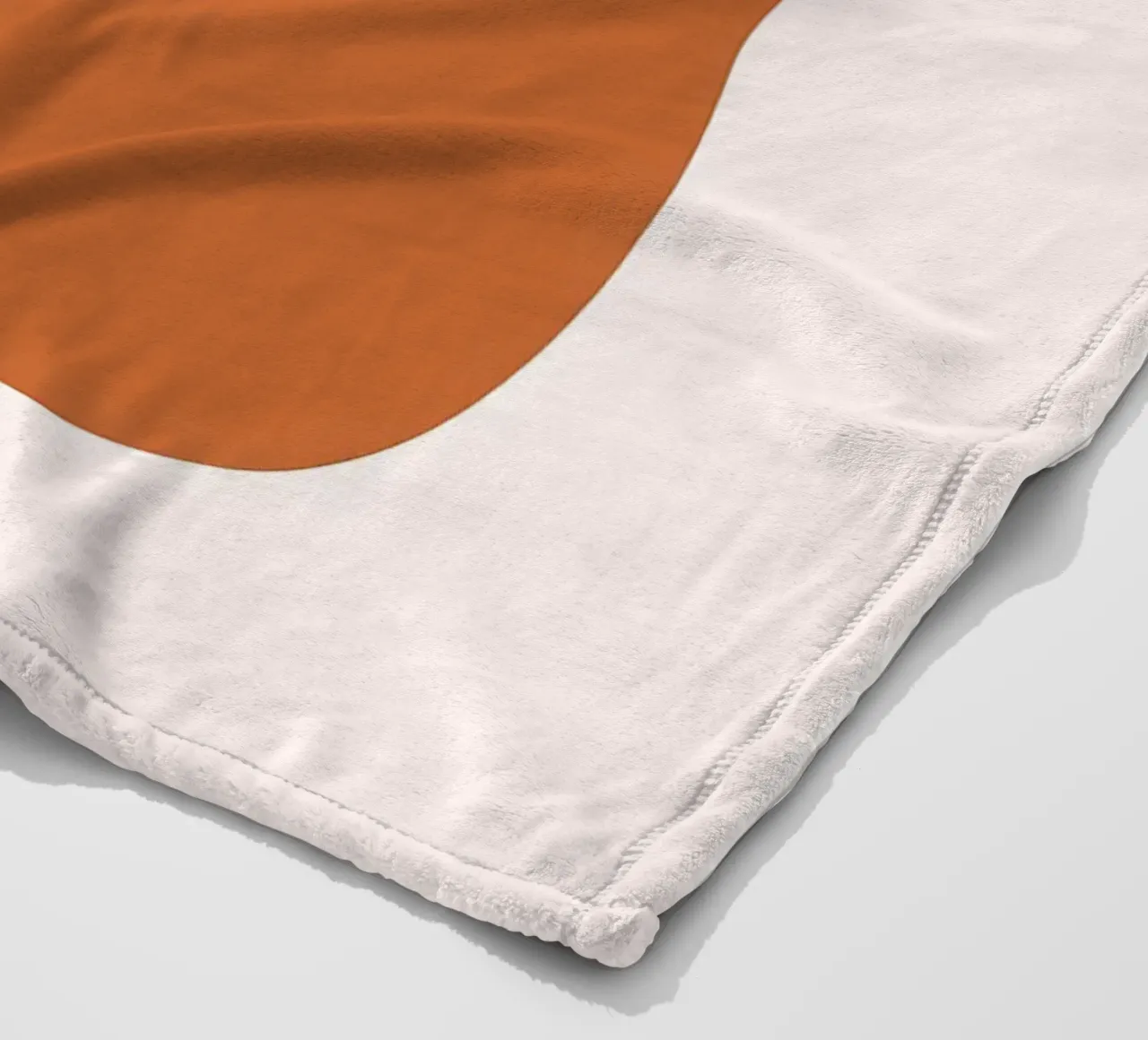 Minimalist Botanical Art with Abstract Shapes fleece blanket by Damion Francis