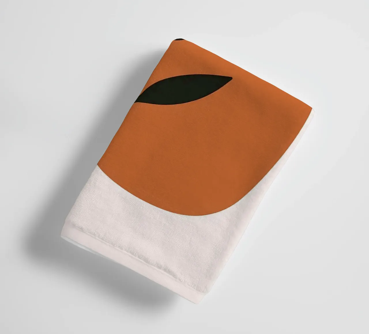 Minimalist Botanical Art with Abstract Shapes towel by Damion Francis