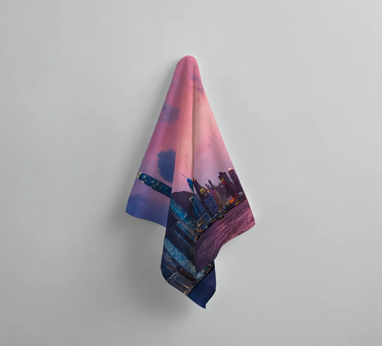 HONG KONG 04 towel by Tom Uhlenberg