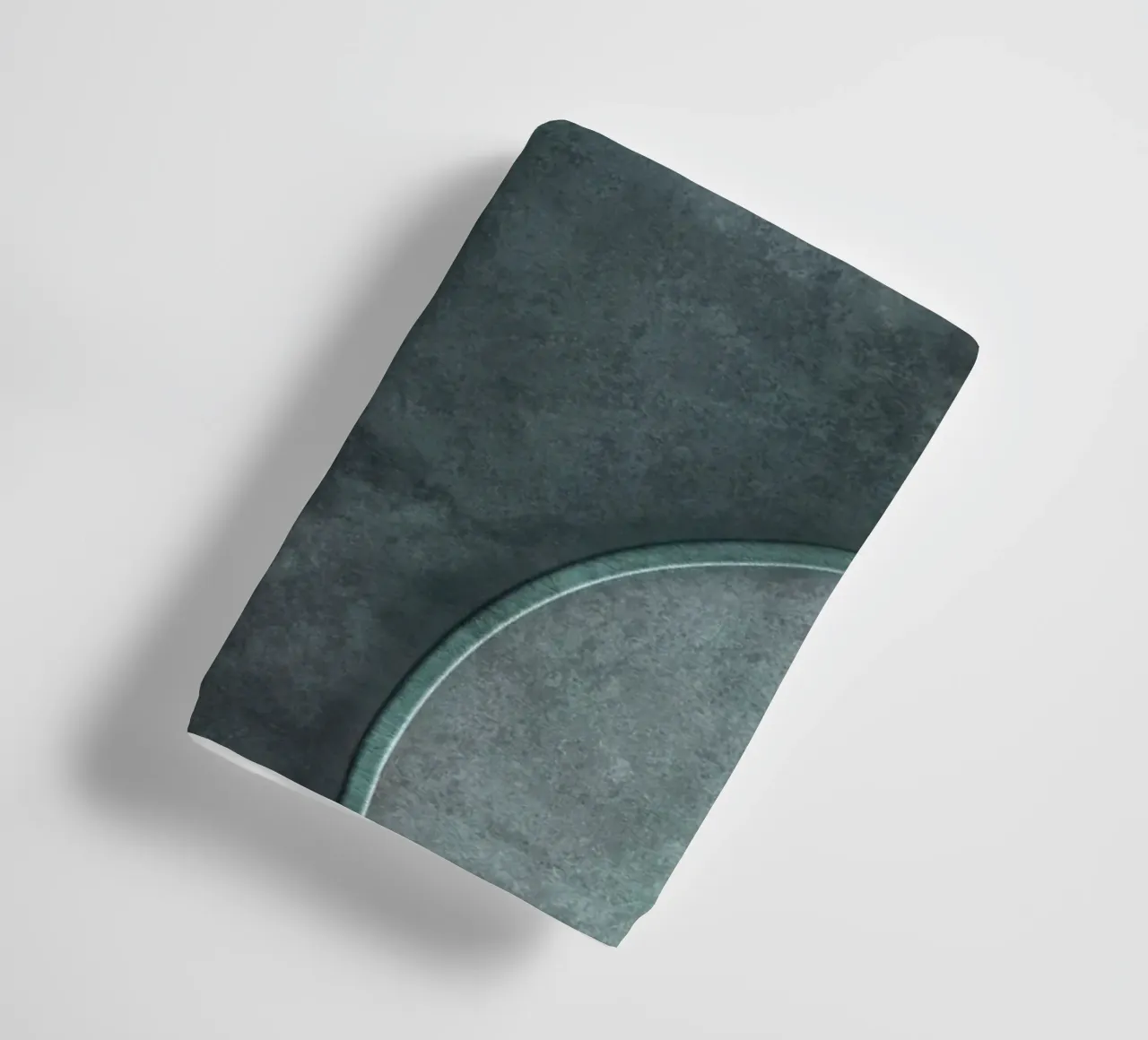 Turquoise Teal Layered Shapes Abstract Art towel by Andrea Haase Modern Home
