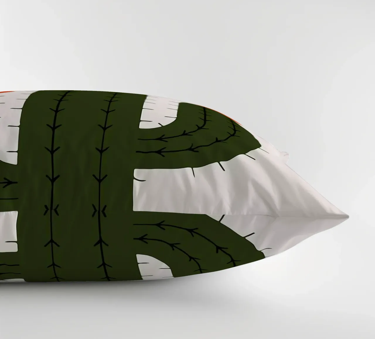 Cactus minimalista con sole cuscino da Damion Francis