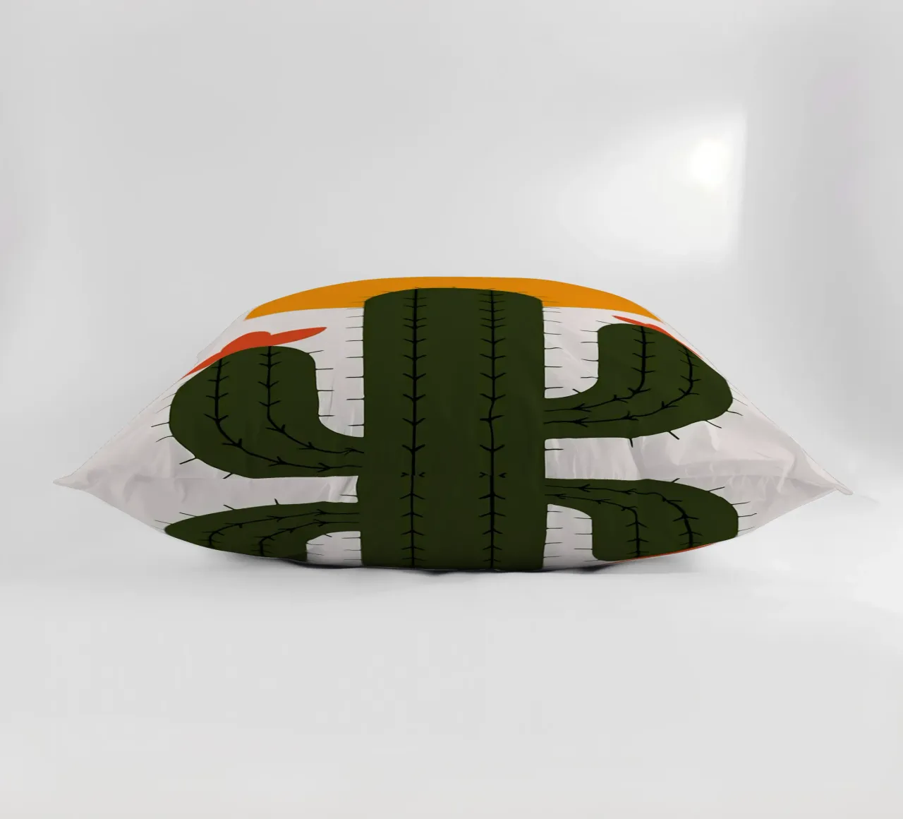 Cactus minimalista con sole cuscino da Damion Francis