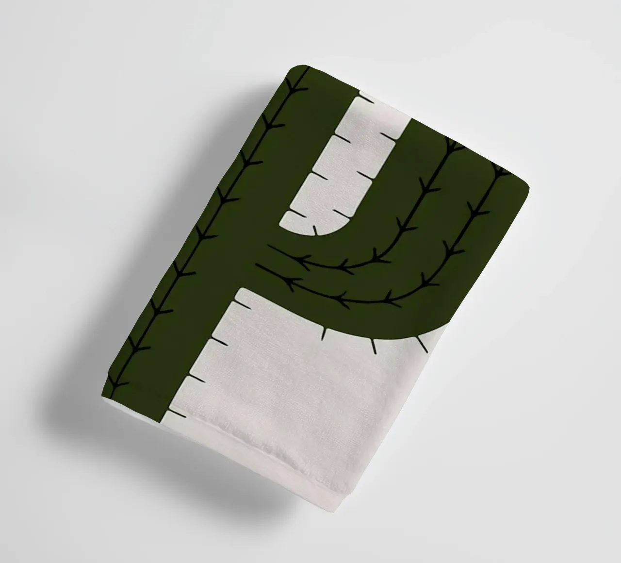Cactus minimalista con sole asciugamano da bagno da Damion Francis