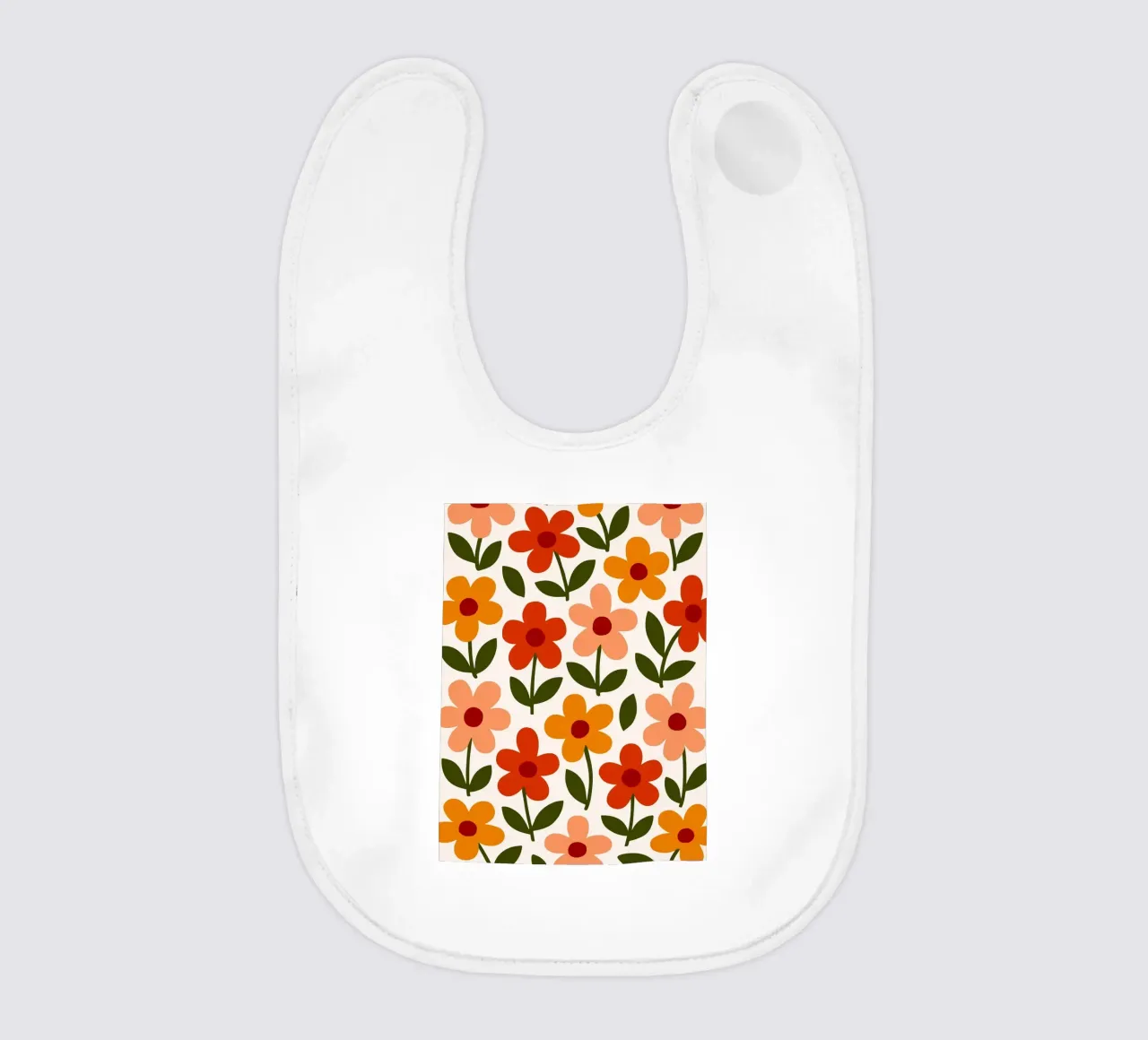 Retro Floral Pattern bavaglino da Damion Francis