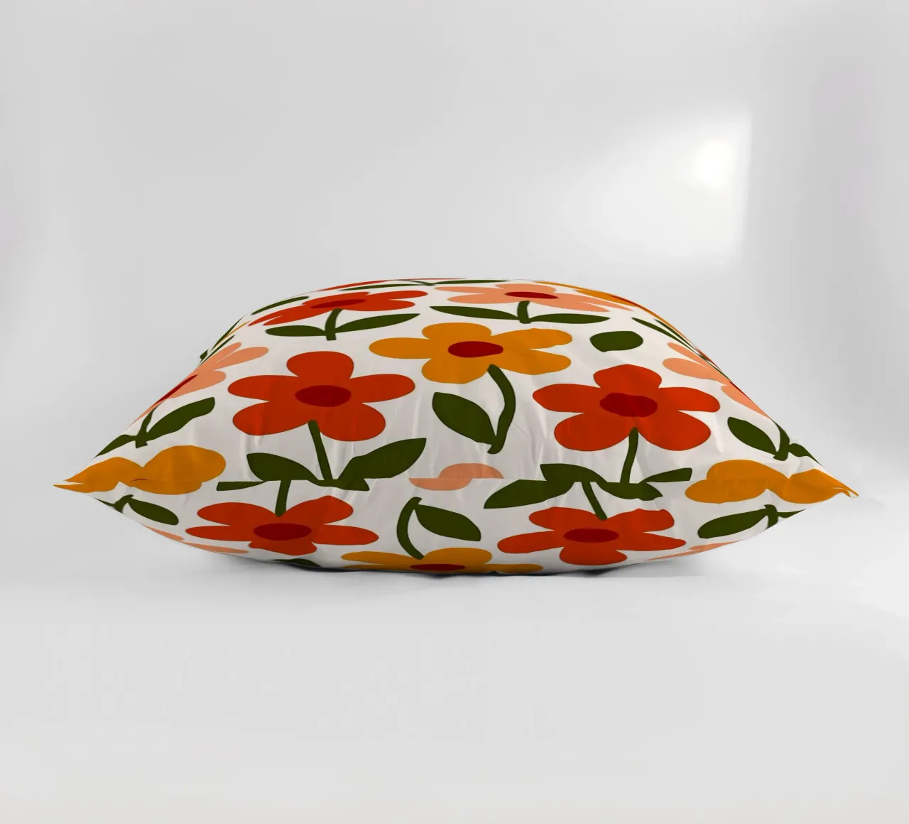 Retro Floral Pattern cuscino da Damion Francis