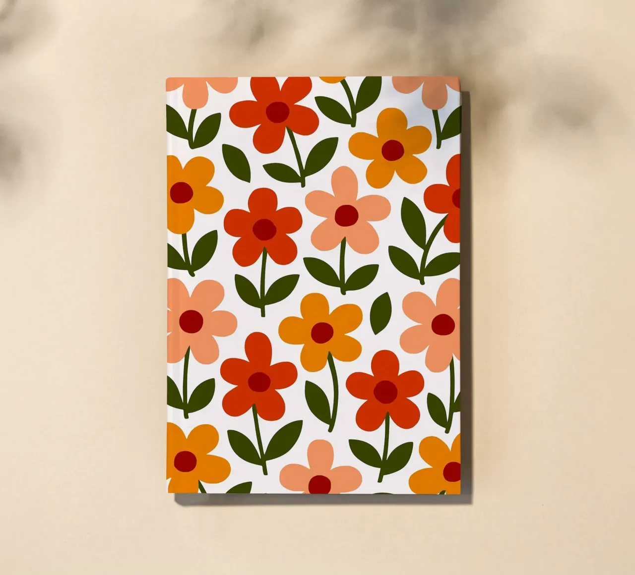 Retro Floral Pattern diario da Damion Francis