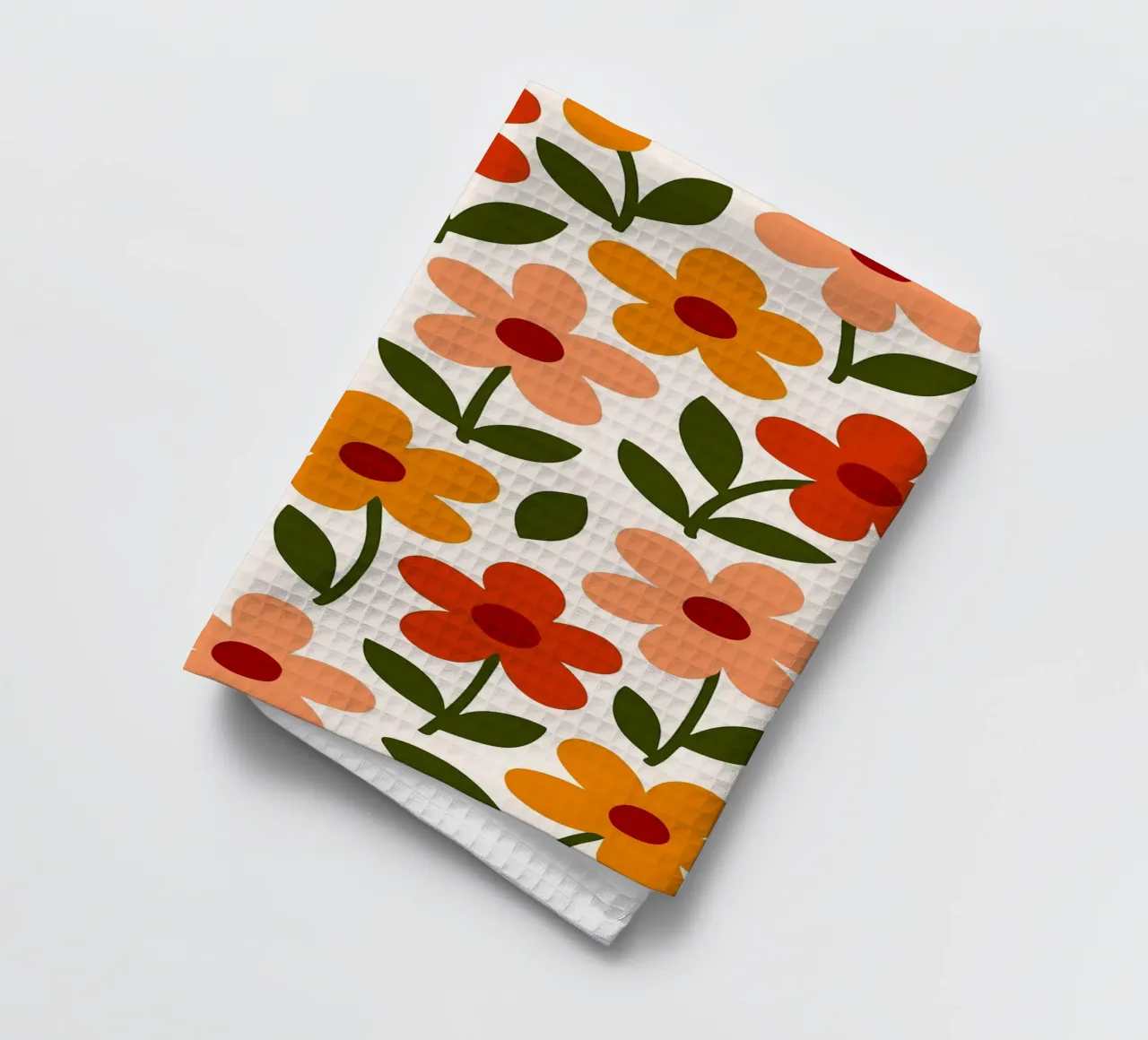 Retro Floral Pattern canovaccio da cucina da Damion Francis