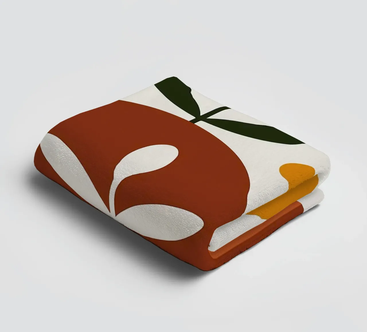 Abstract Botanisch Landschap Kunstdruk badhanddoek van Damion Francis