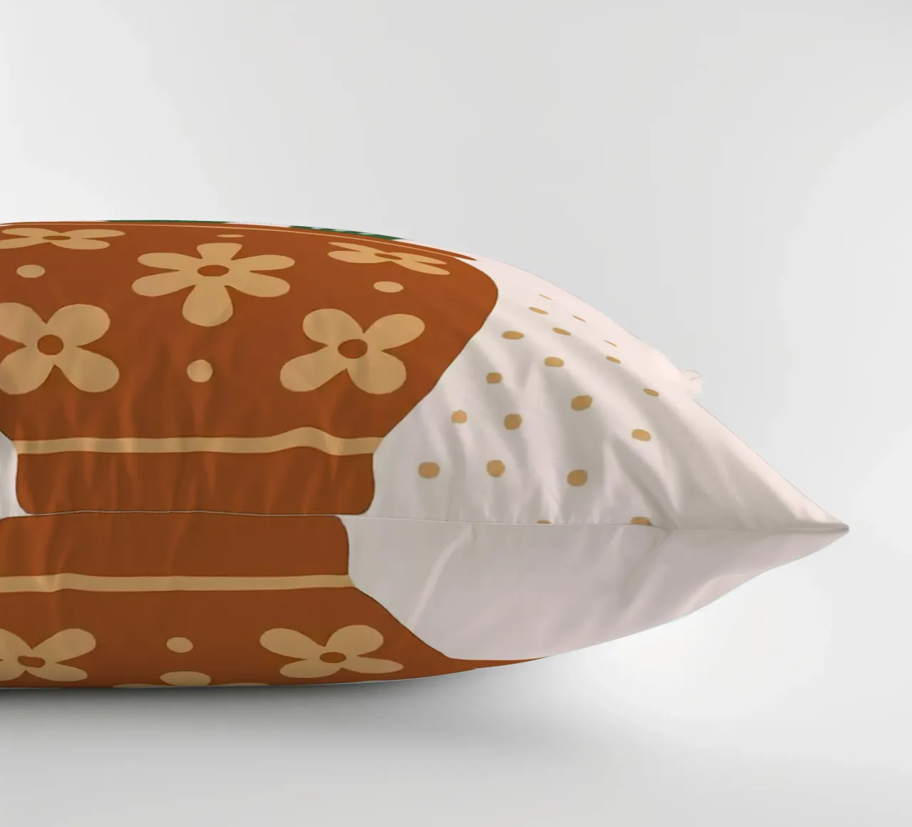 Illustrazione di un cactus in una tazza cuscino da Damion Francis