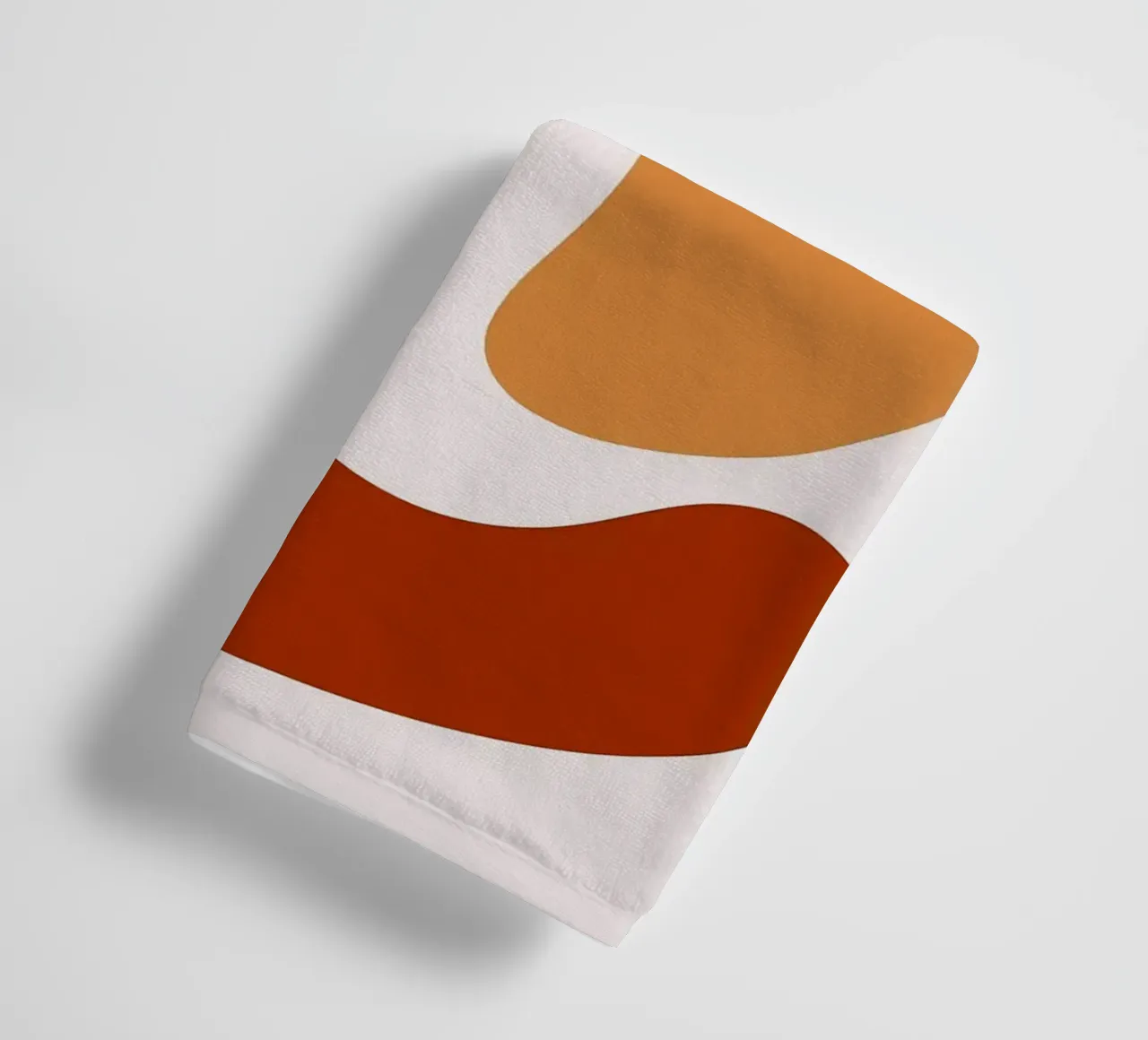 Abstract Botanical Art with Ginkgo Leaf towel by Damion Francis