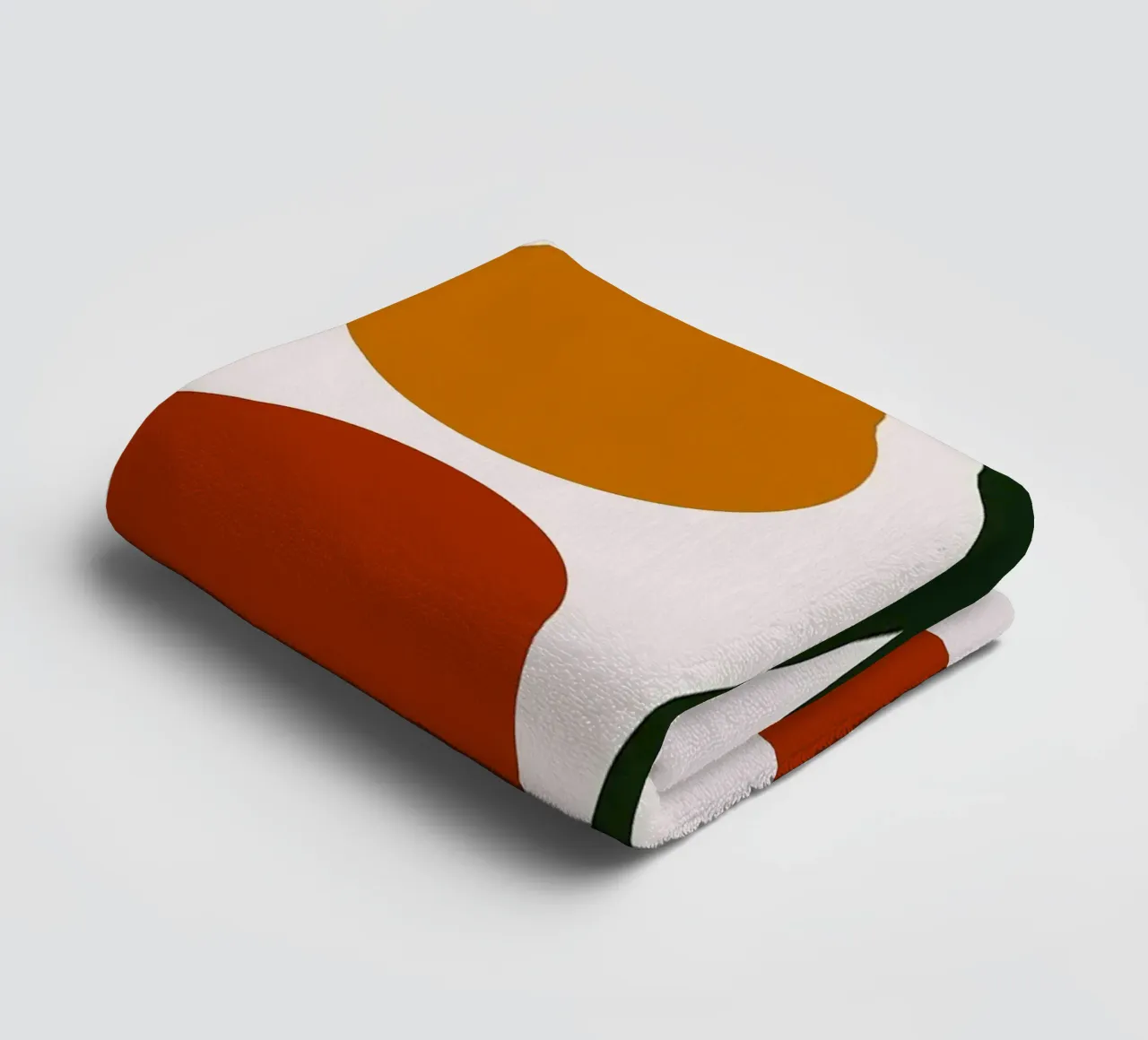 Abstract Botanical Art with Ginkgo Leaf towel by Damion Francis
