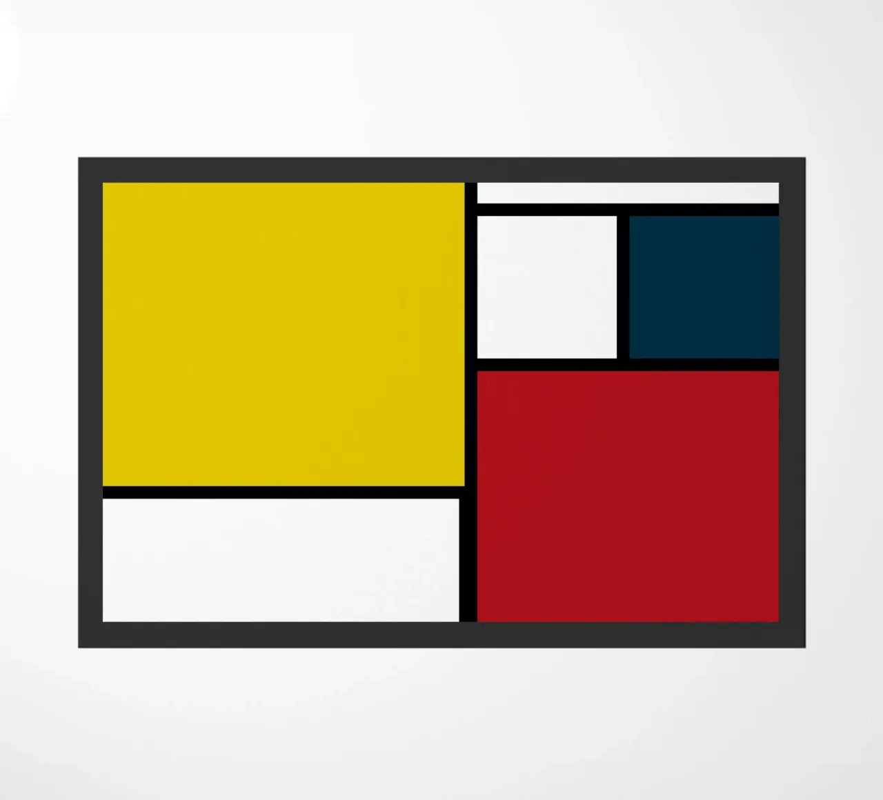 Minimalist modern art design felpudo de good-vibes
