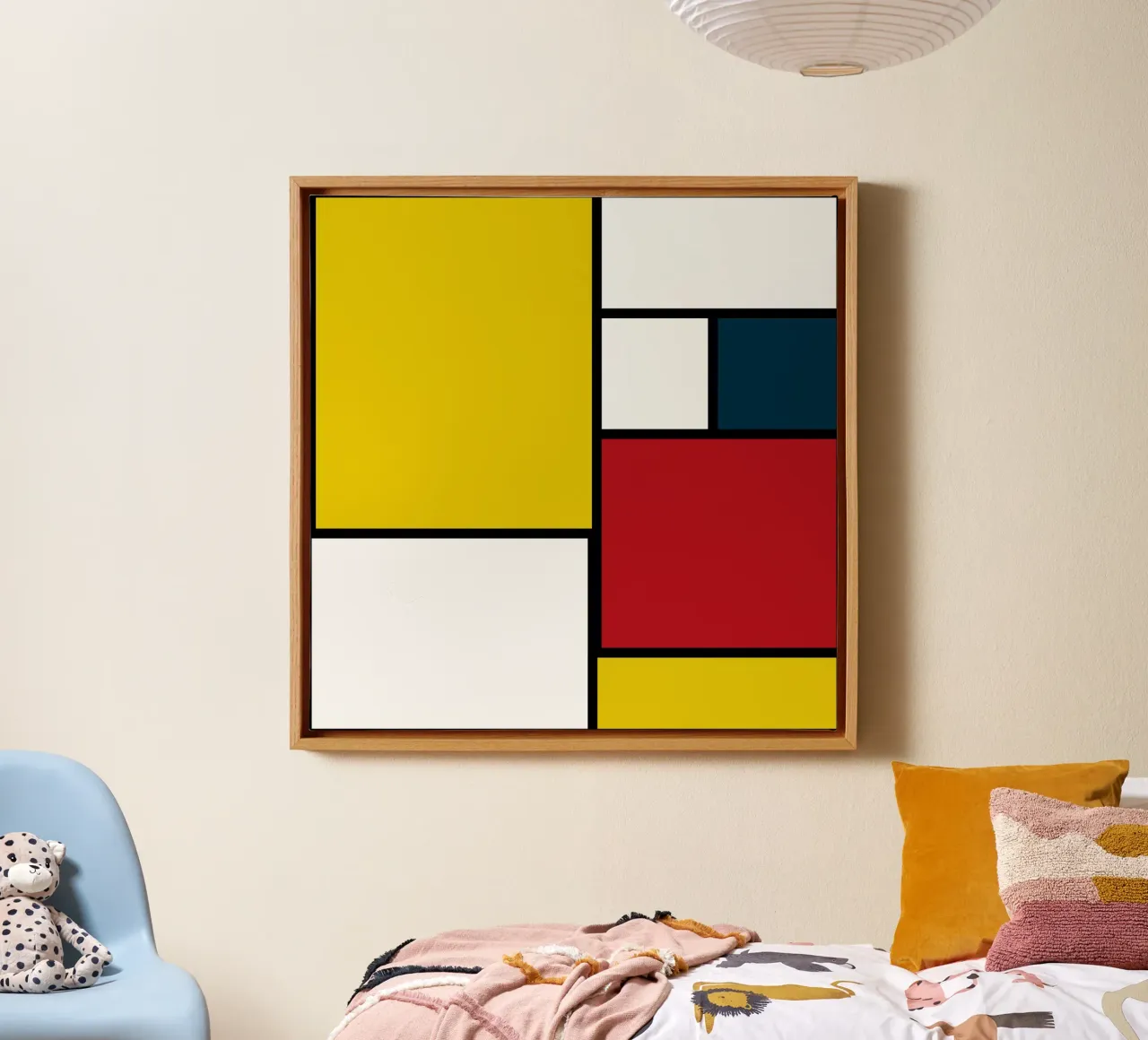 Minimalist modern art design tela con Cornice a cassetta da good-vibes