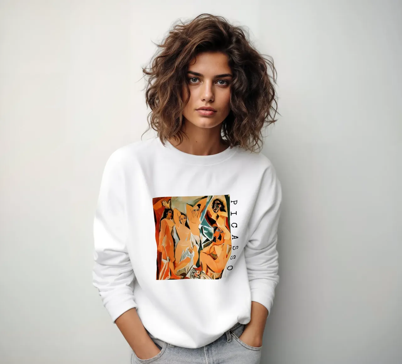 Las señoritas de Avignon sudadera de loniegrimes