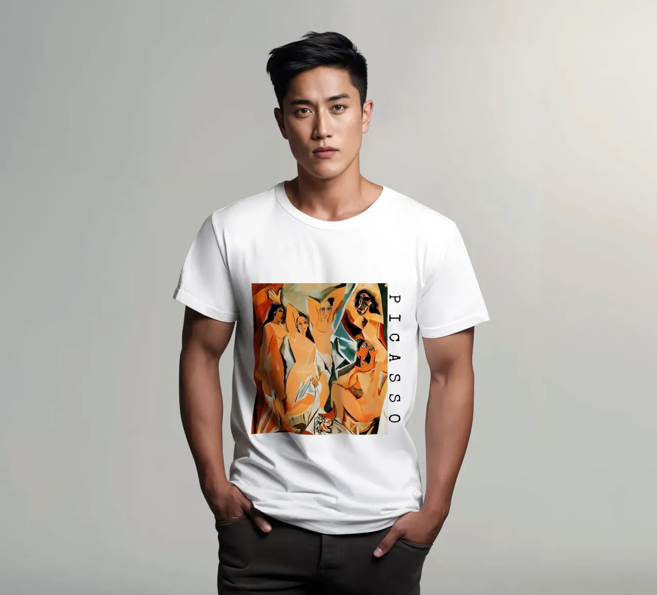 Les Demoiselles d'Avignon t-shirt da loniegrimes