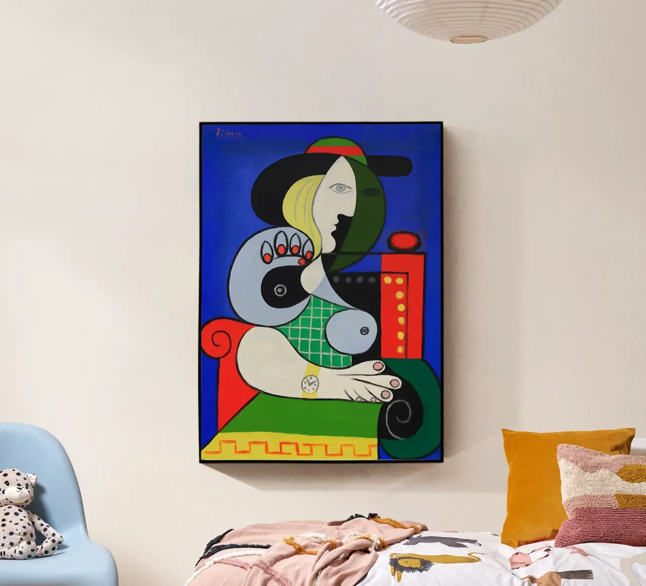 Mujer con reloj metacrilato de loniegrimes