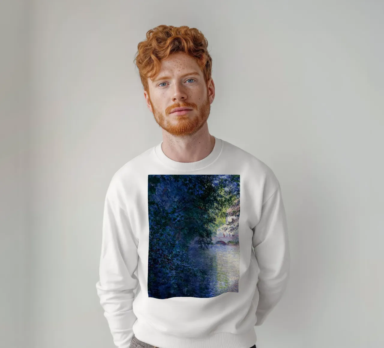 Lago di Monet Astratto felpa da KOOL STORE