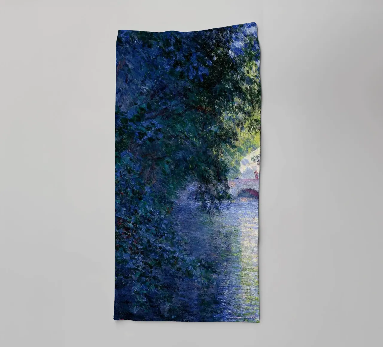 Monet Lake Abstract towel by KOOL STORE