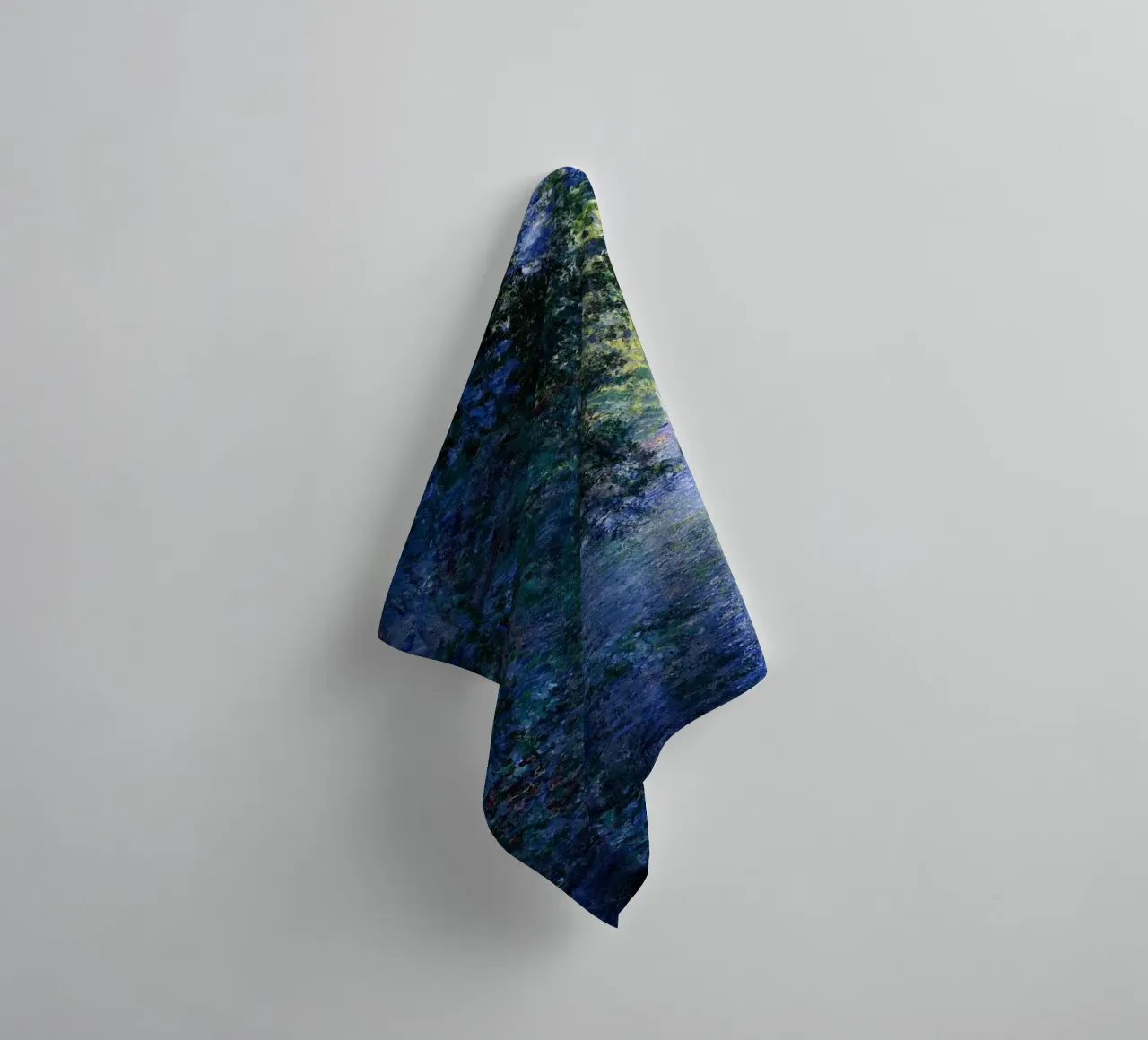 Monet Lake Abstract towel by KOOL STORE