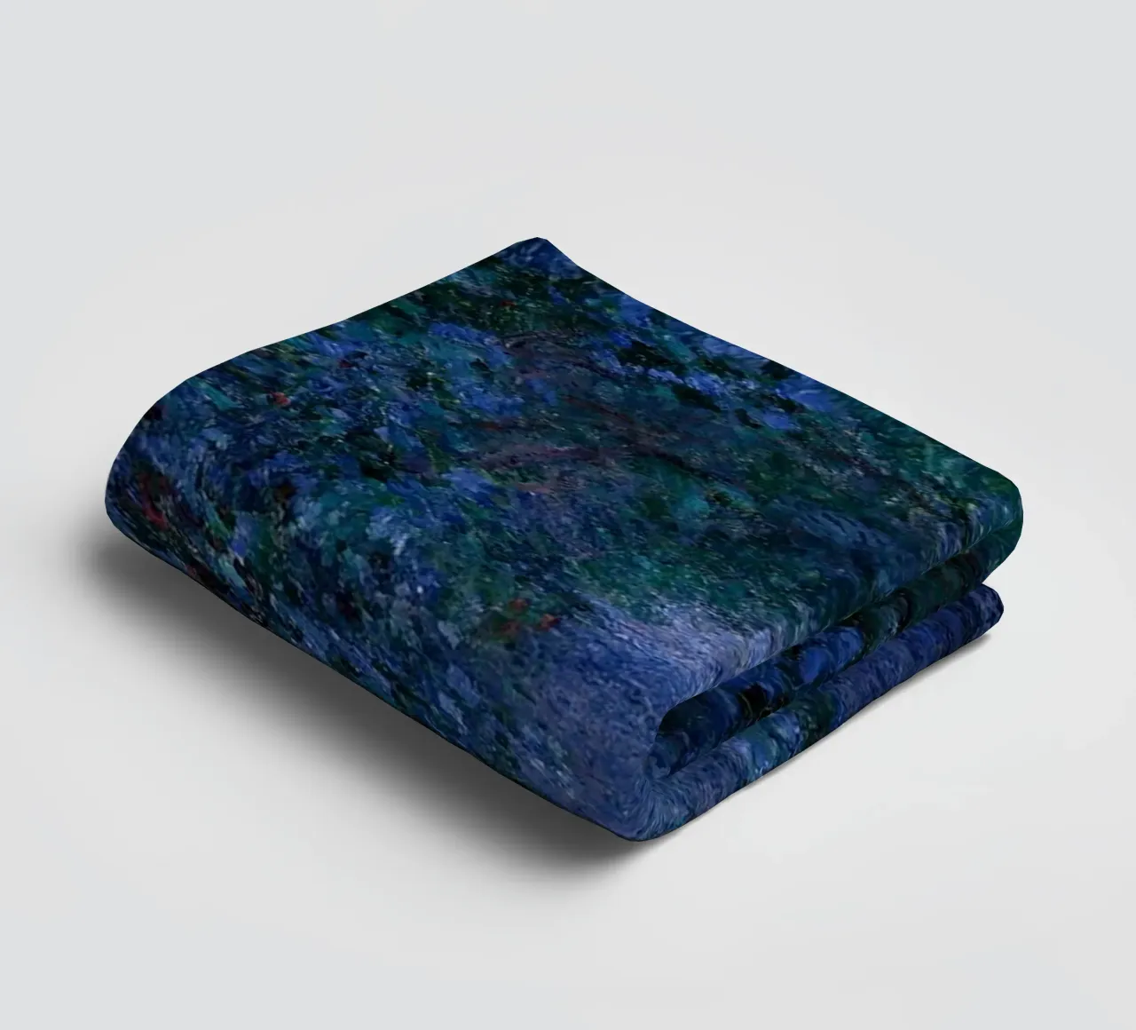 Monet Lake Abstract towel by KOOL STORE