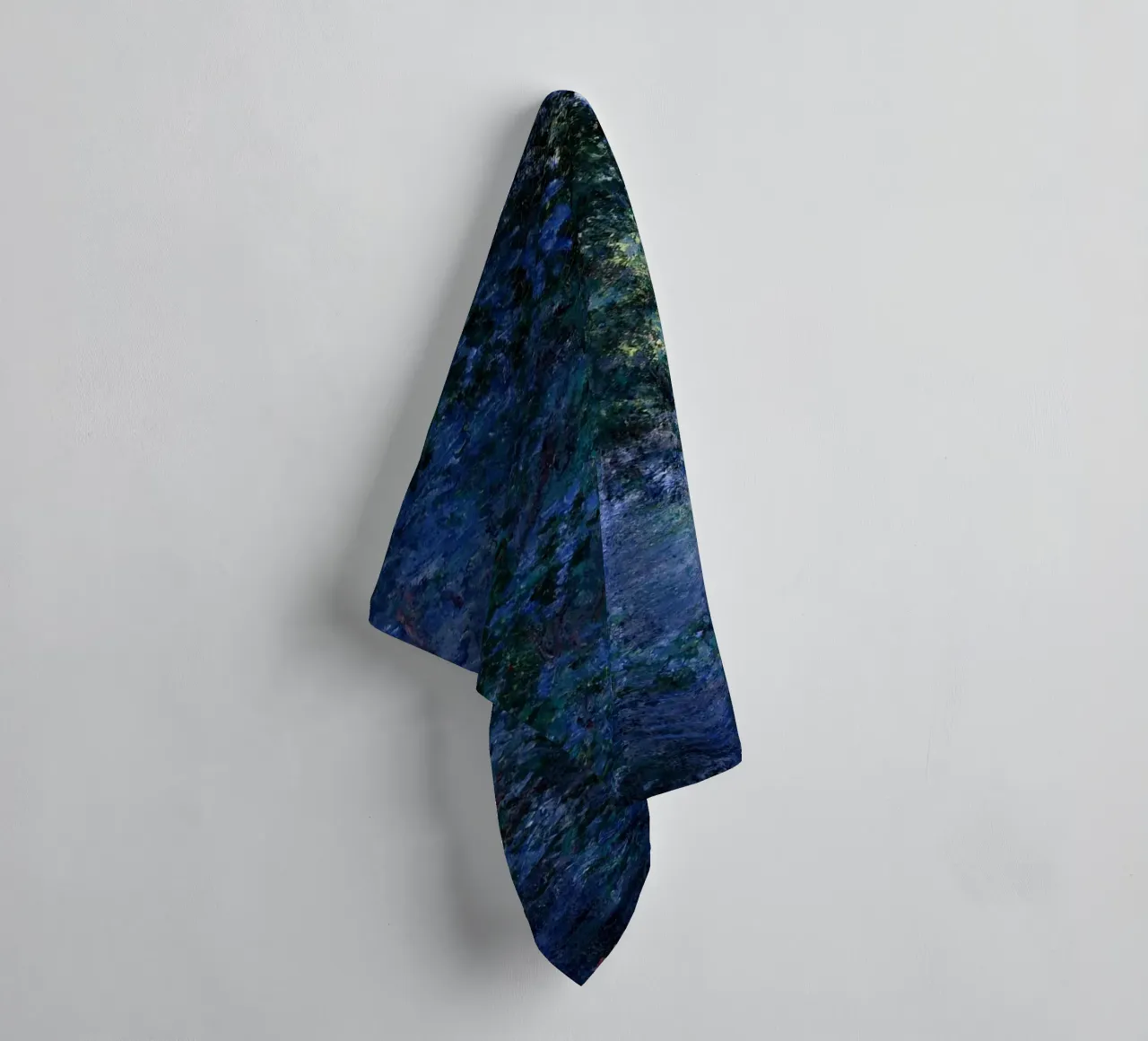 Monet Lake Abstract towel by KOOL STORE