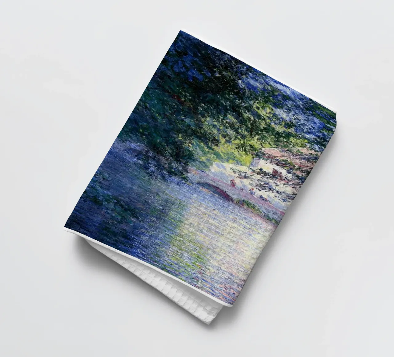 Monet Meer Abstract theedoek van KOOL STORE