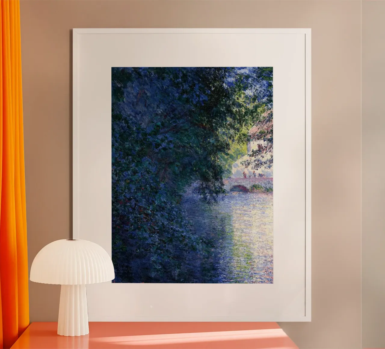 Monet Meer Abstract hahnemühle van KOOL STORE