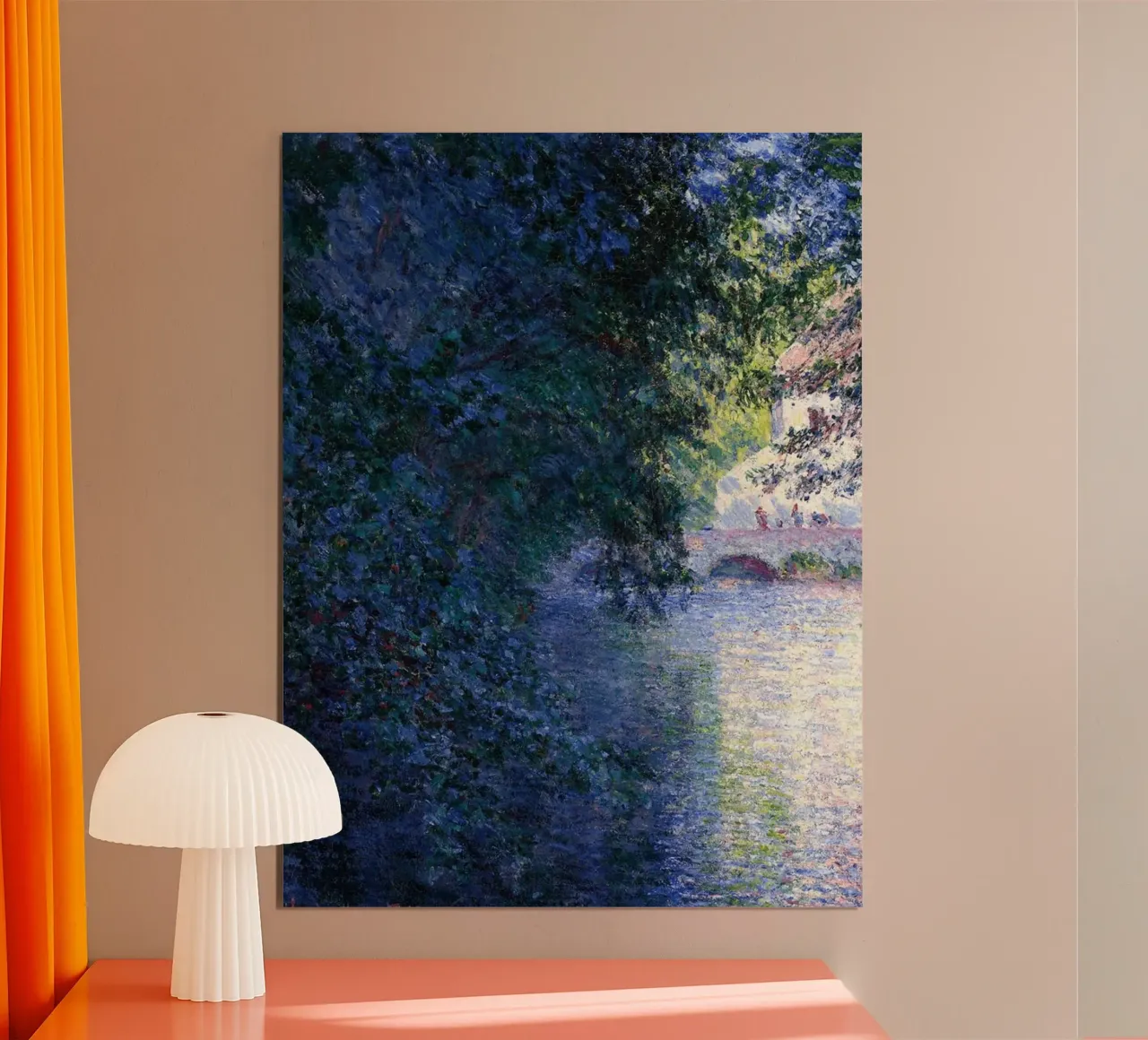 Monet Meer Abstract hahnemühle van KOOL STORE