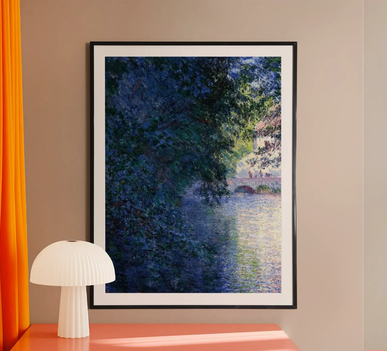 Monet Meer Abstract hahnemühle van KOOL STORE