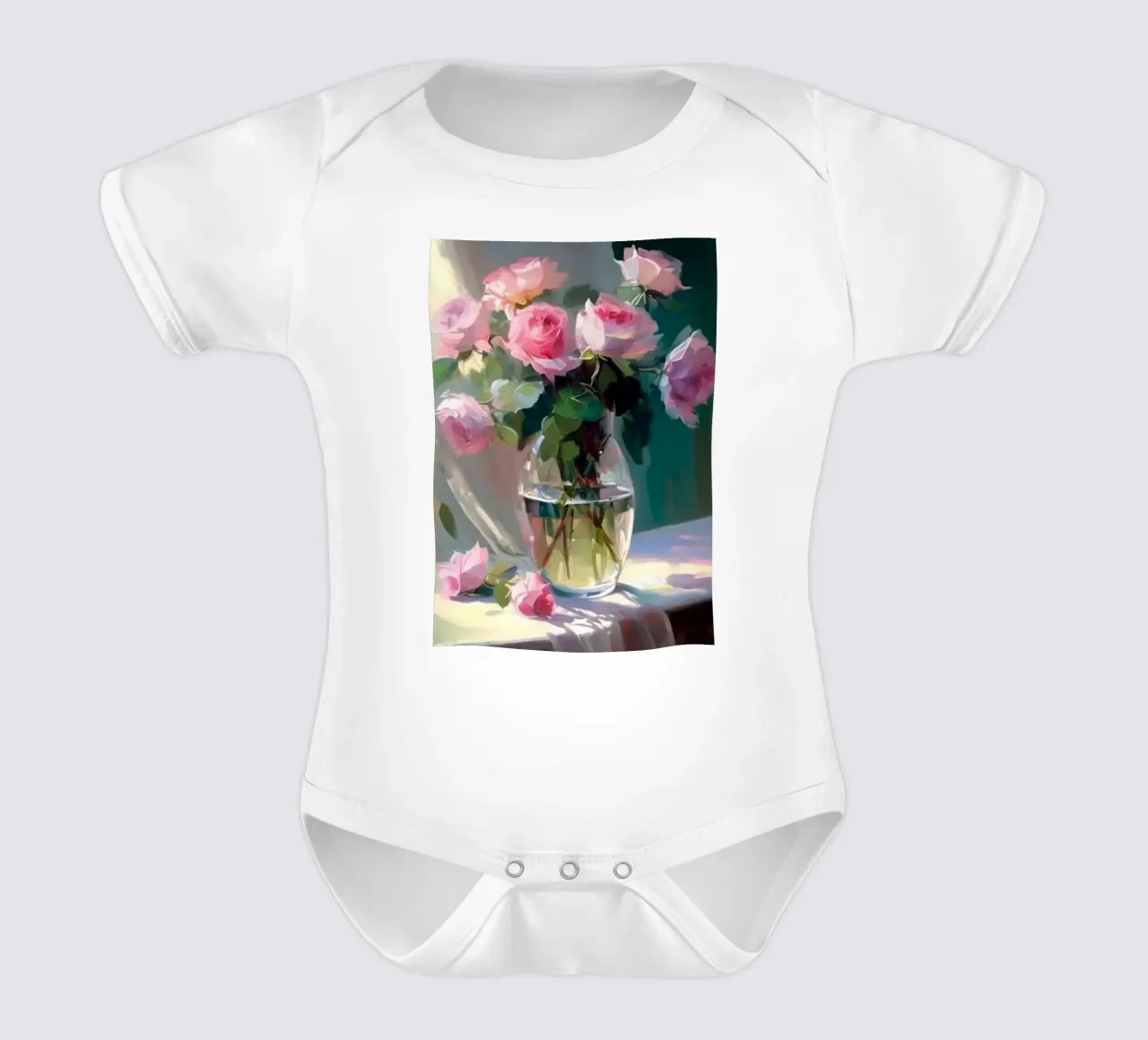 Vaso di fiori Mone body neonato maniche corte da KOOL STORE
