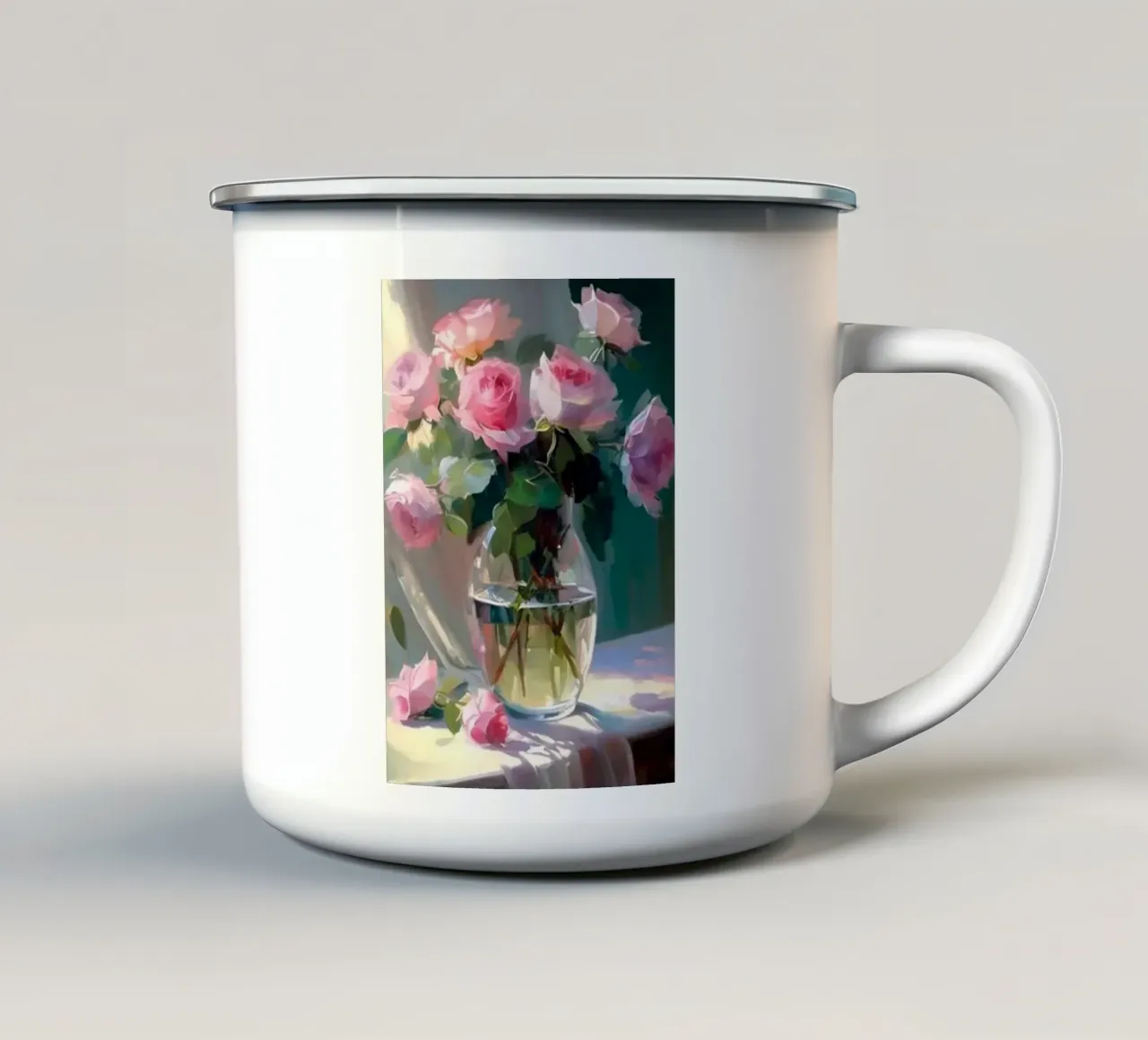 Vaso di fiori Mone tazza in smalto da KOOL STORE
