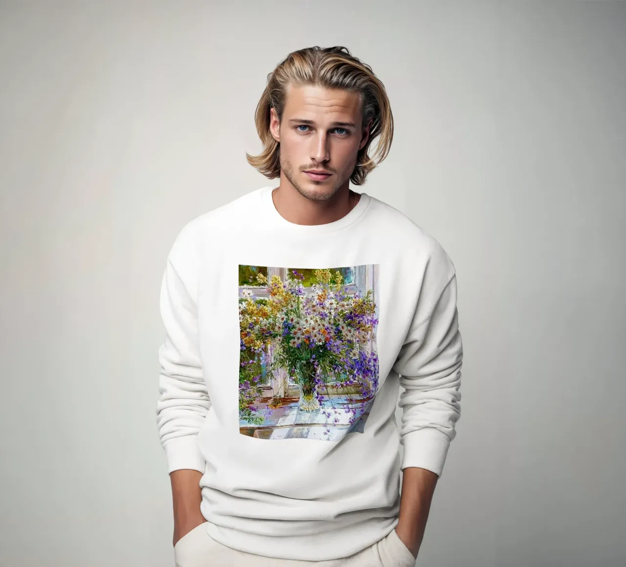 I fiori viola di Monet felpa da KOOL STORE