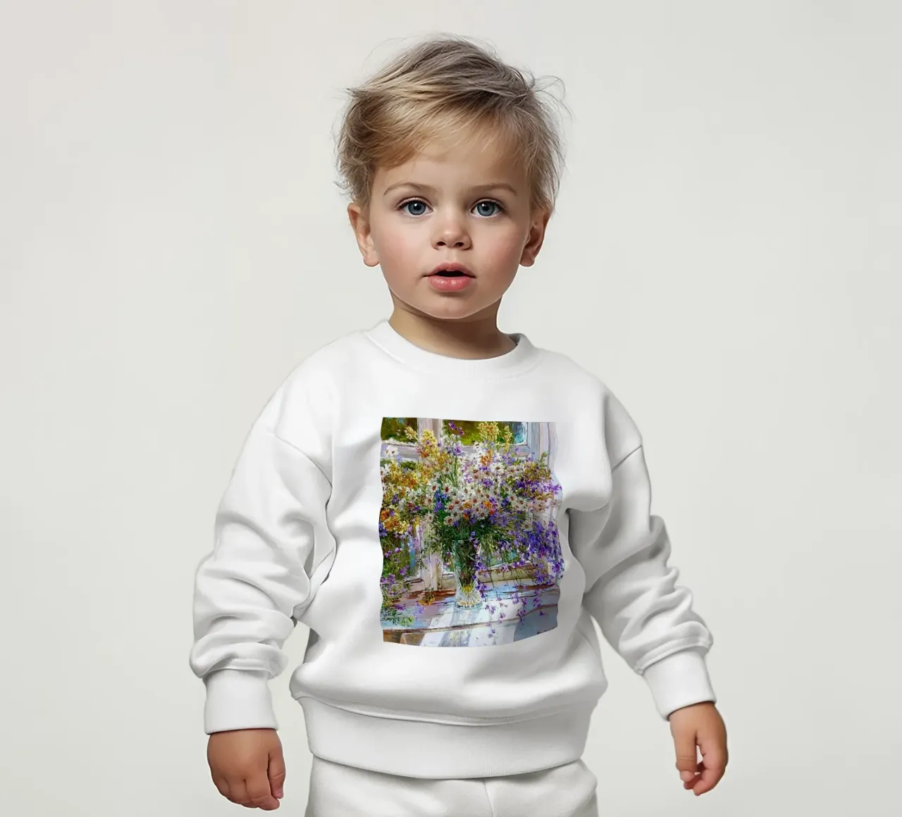 I fiori viola di Monet felpa neonato da KOOL STORE