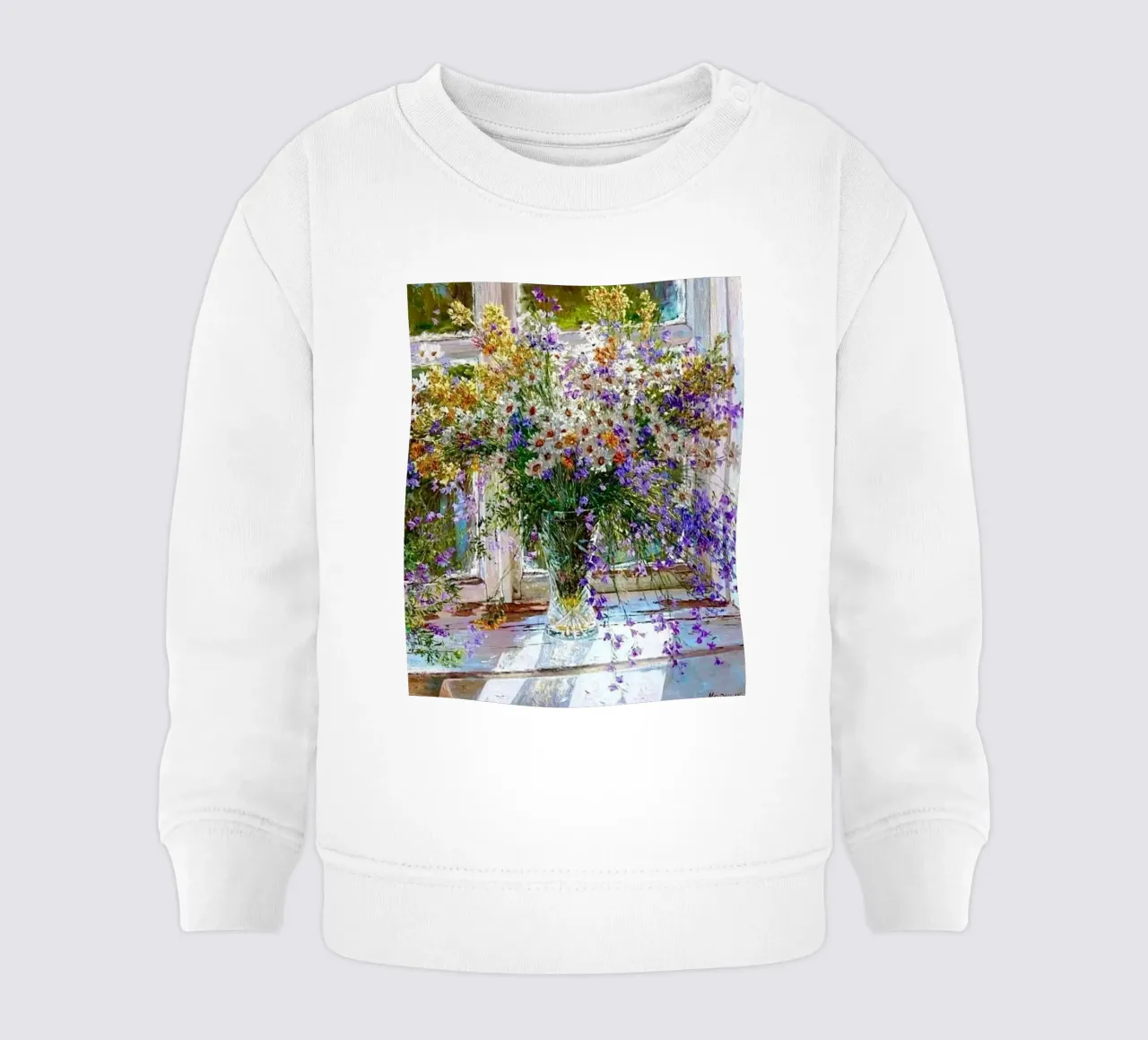 I fiori viola di Monet felpa neonato da KOOL STORE