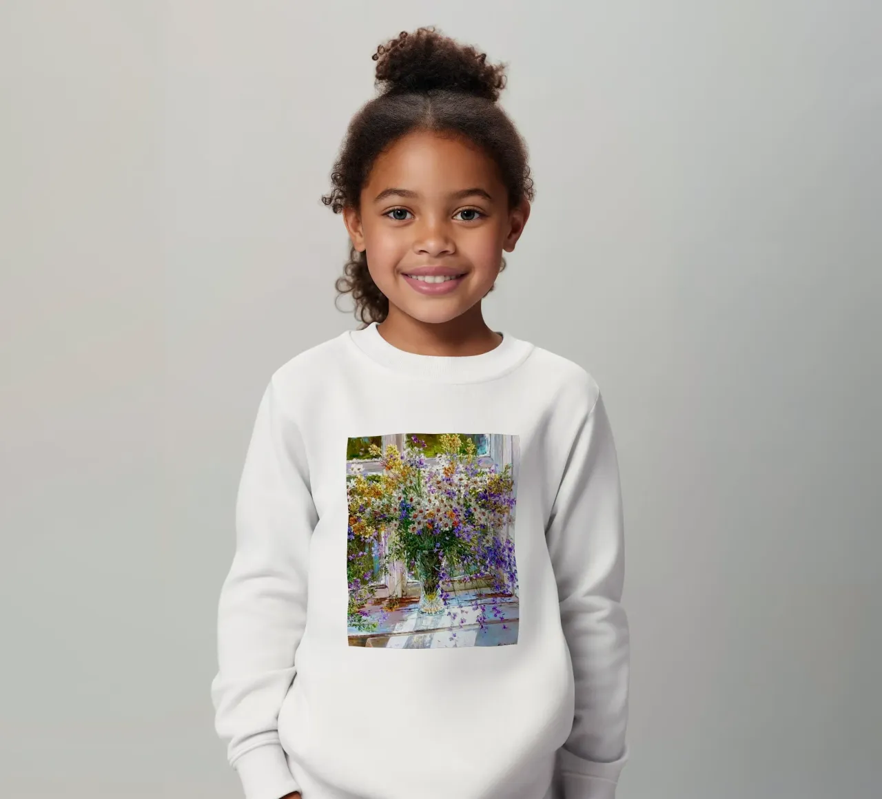 I fiori viola di Monet felpa bambino da KOOL STORE