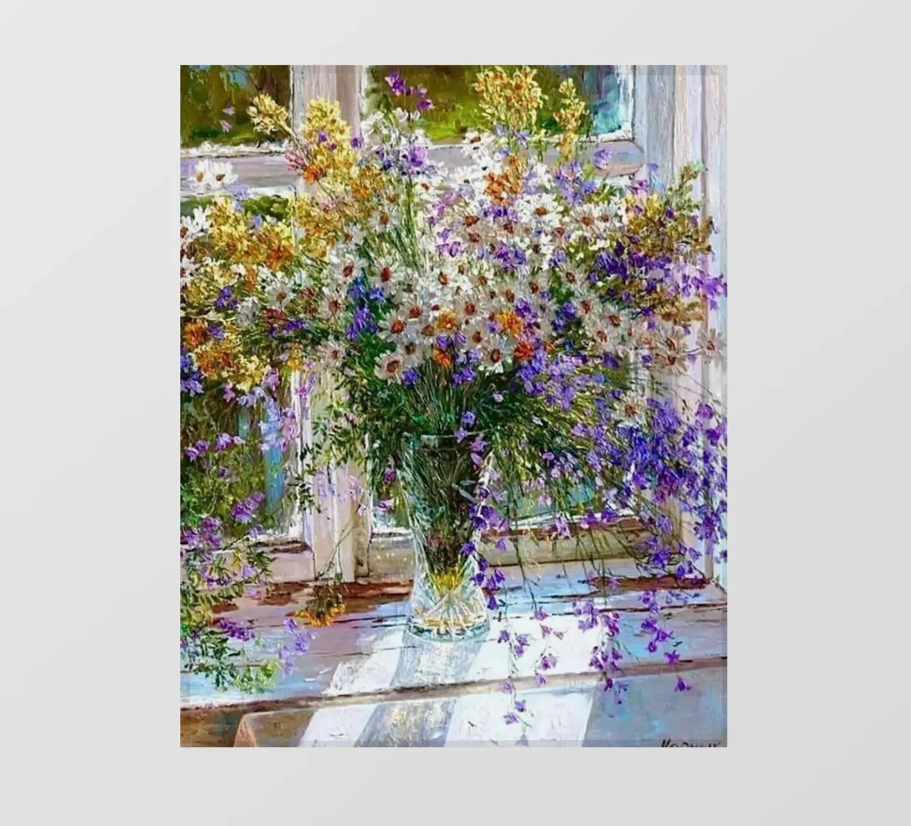 I fiori viola di Monet telo in pvc da KOOL STORE