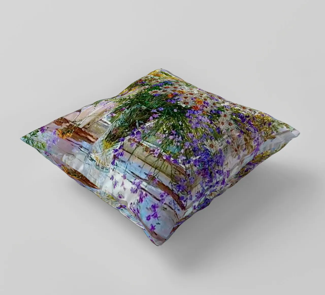 I fiori viola di Monet cuscino da KOOL STORE
