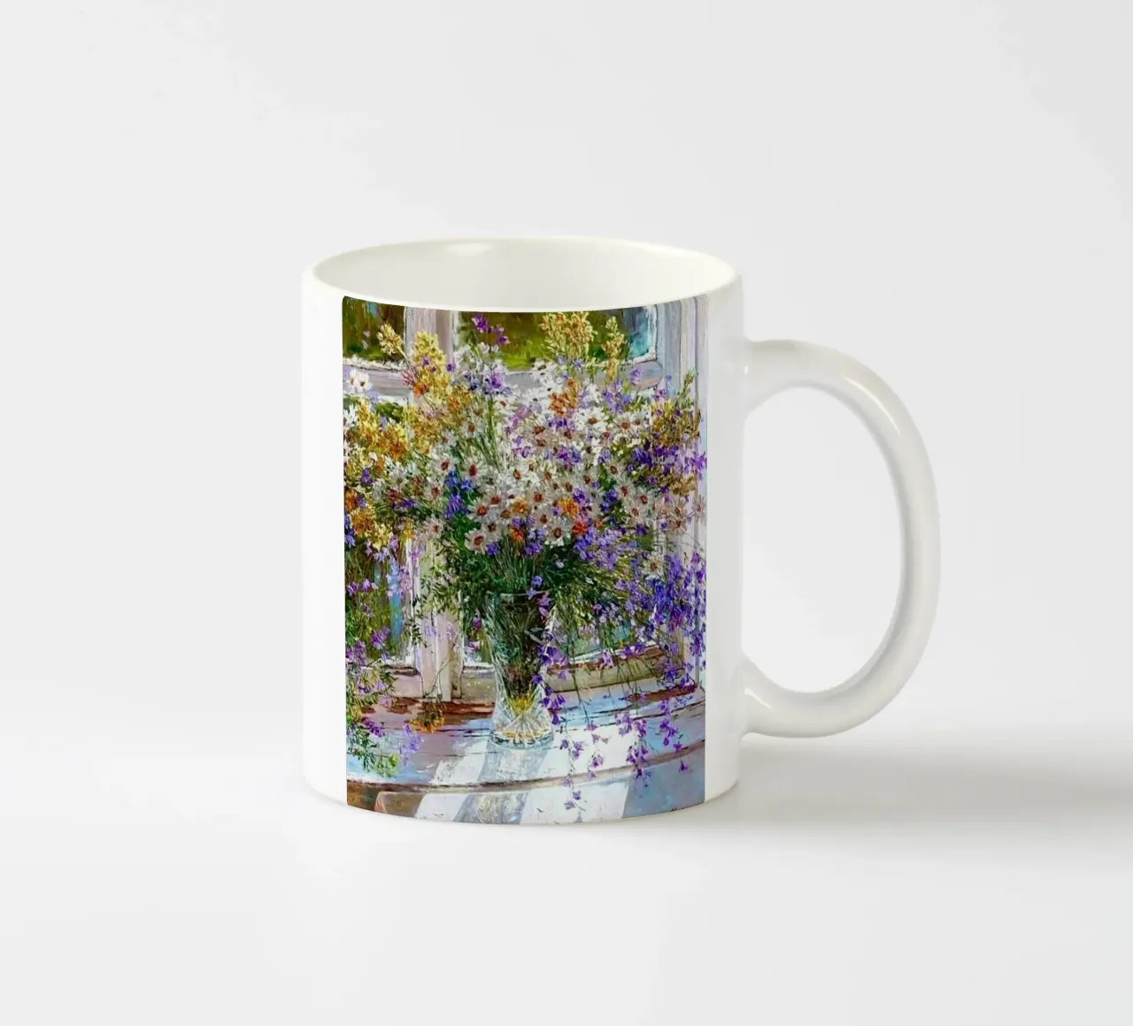 I fiori viola di Monet tazza in ceramica da KOOL STORE