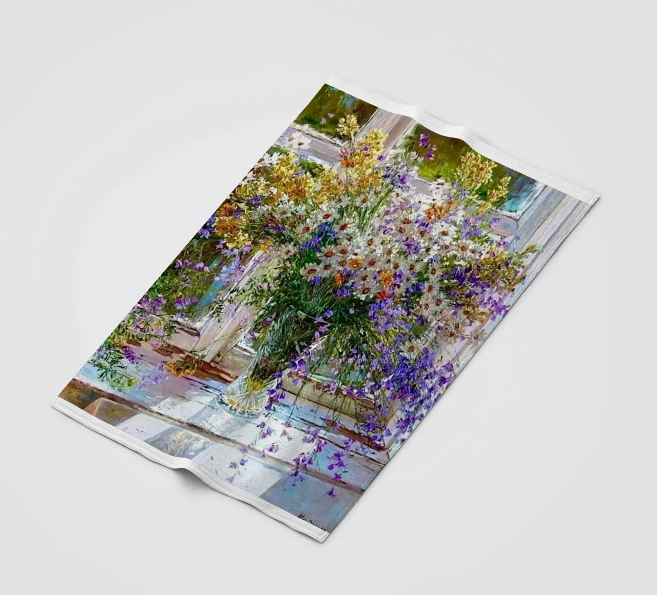 I fiori viola di Monet coperta in pile da KOOL STORE