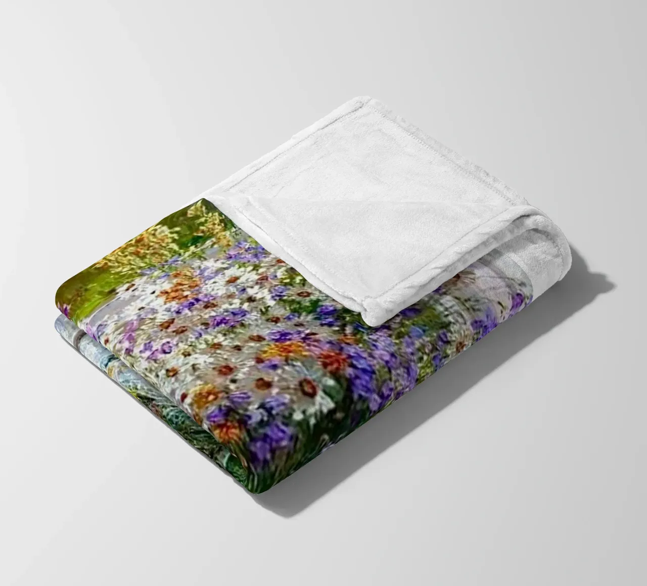 I fiori viola di Monet coperta in pile da KOOL STORE