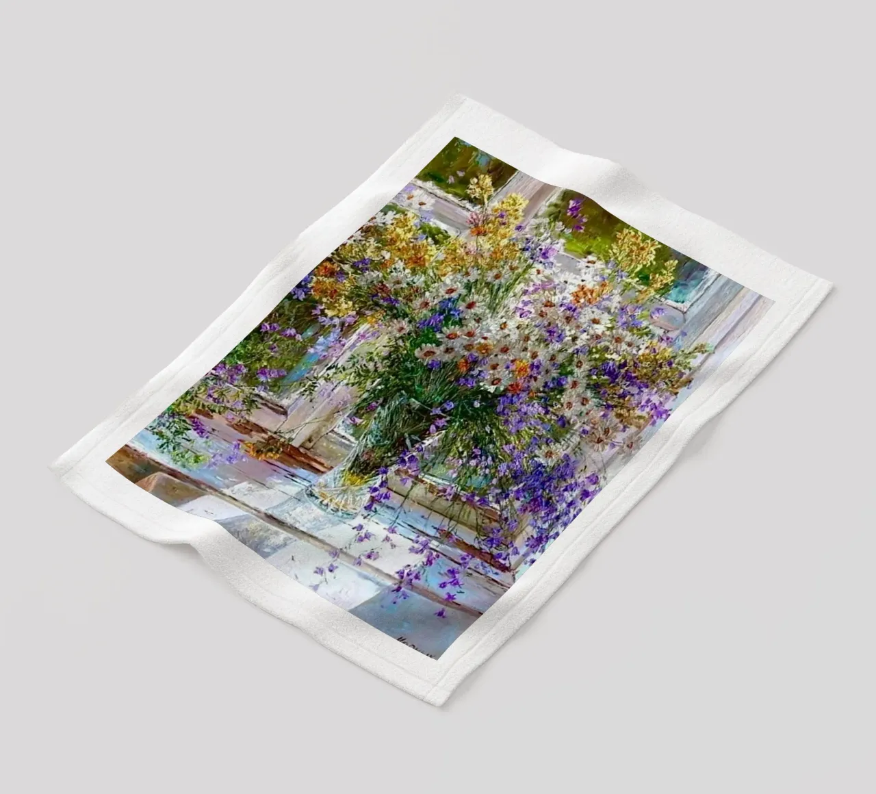 I fiori viola di Monet coperta in pile da KOOL STORE