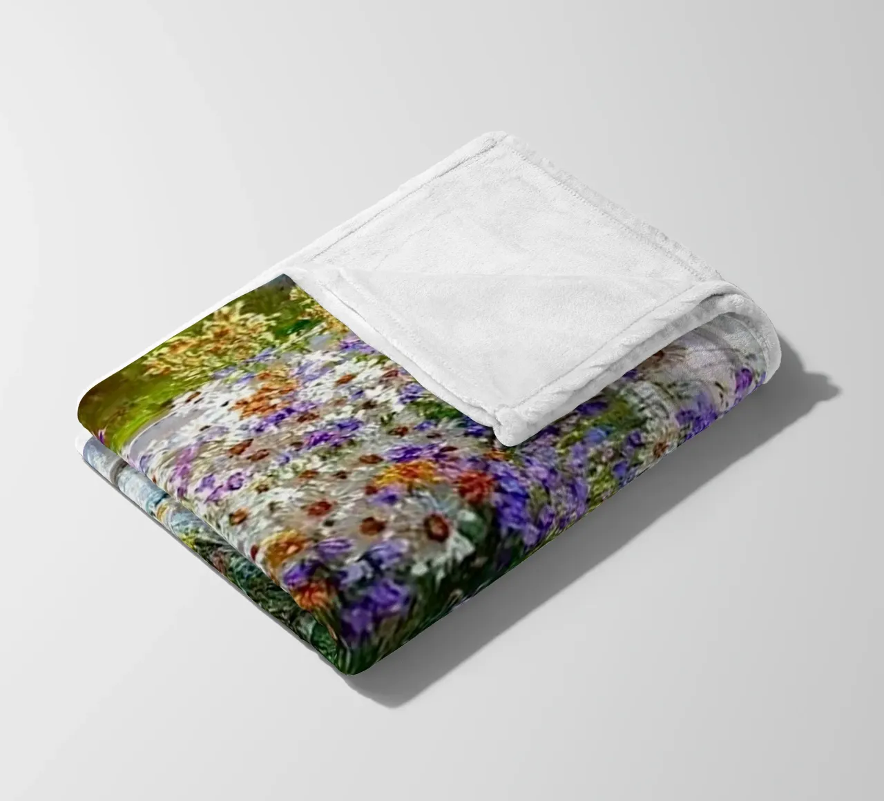 I fiori viola di Monet coperta in pile da KOOL STORE