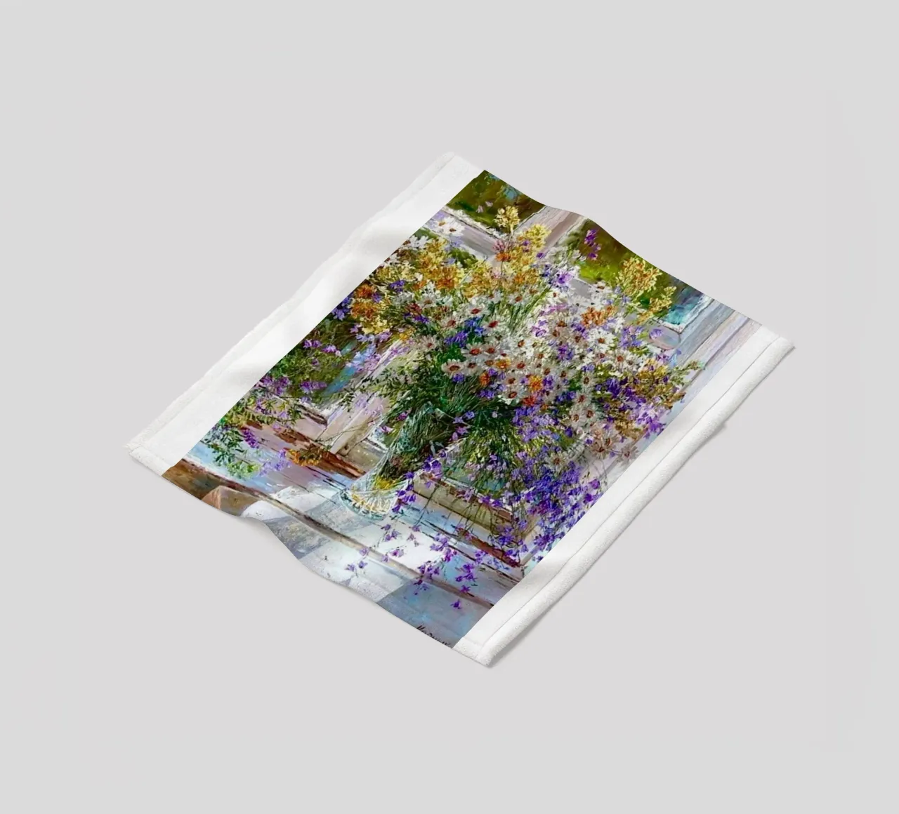 I fiori viola di Monet coperta in pile da KOOL STORE