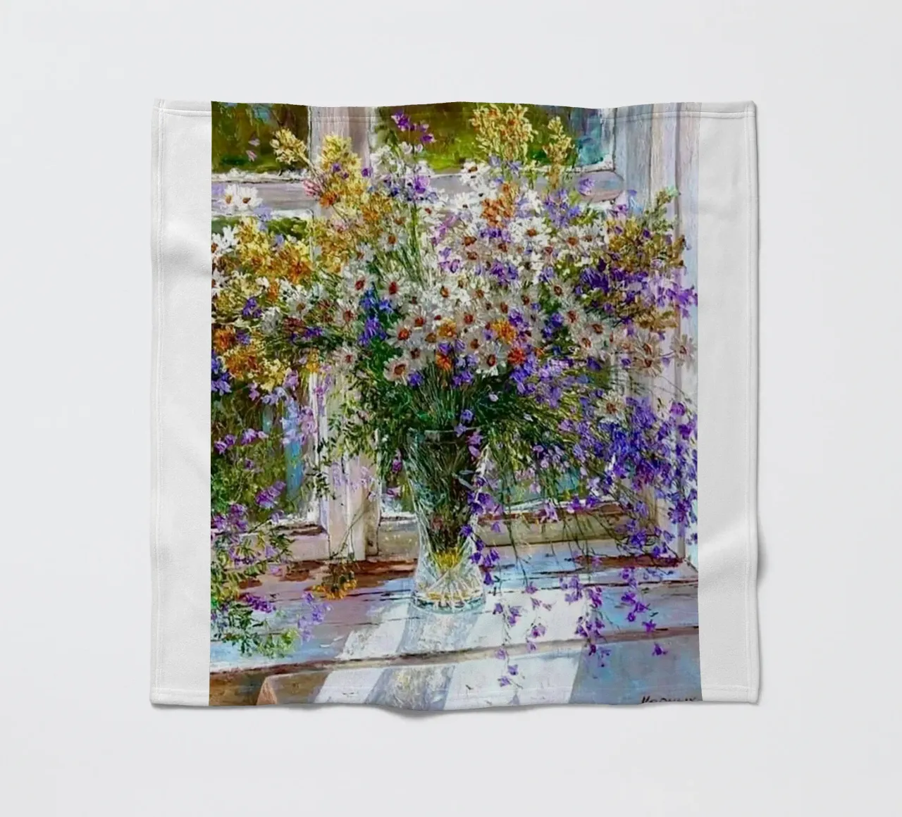 I fiori viola di Monet coperta in pile da KOOL STORE