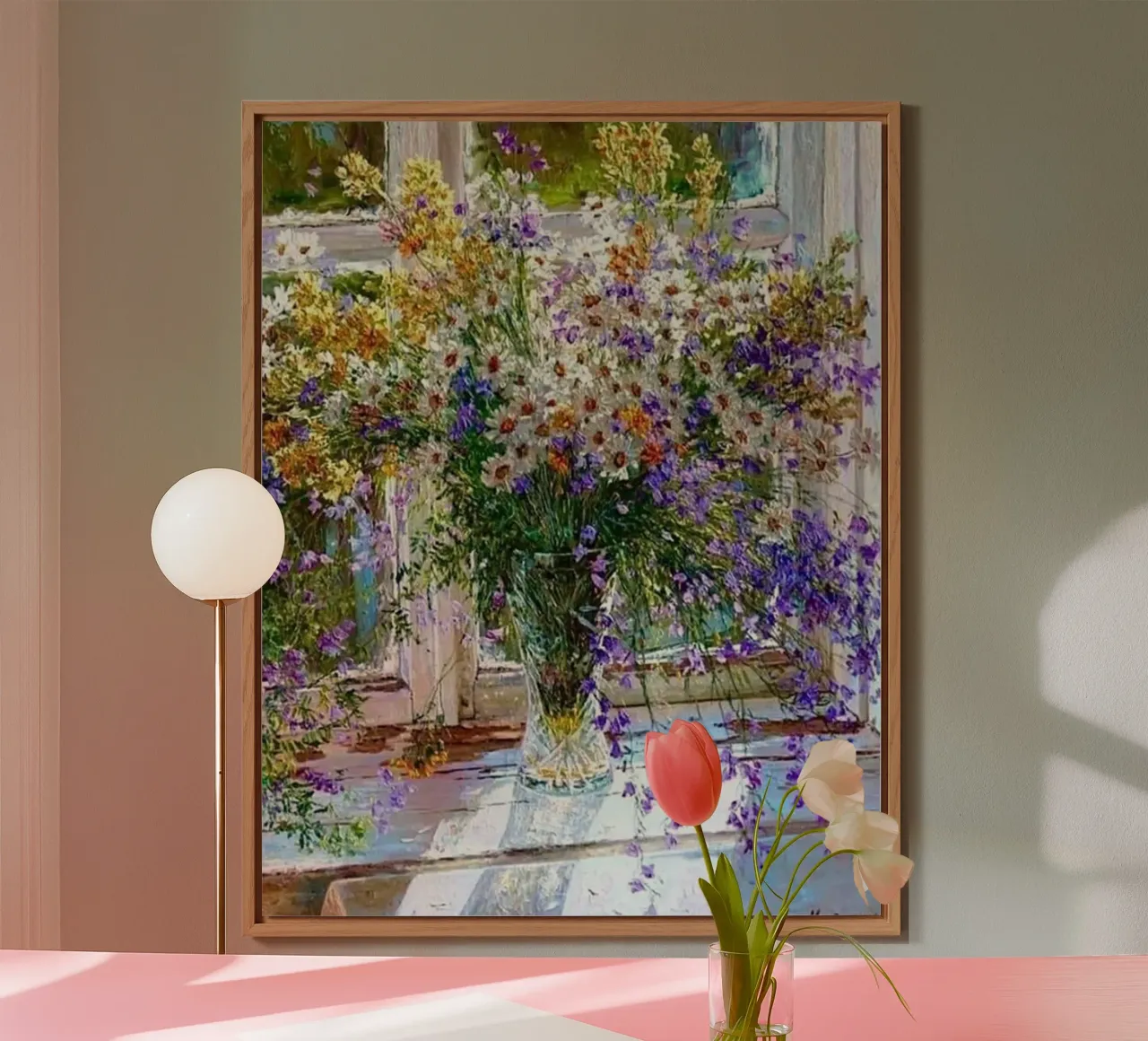 I fiori viola di Monet alluminio dibond da KOOL STORE
