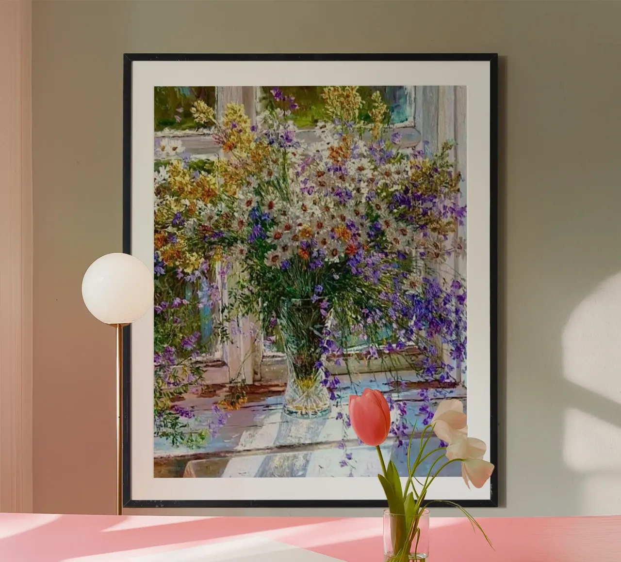 I fiori viola di Monet carta hahnemühle da KOOL STORE