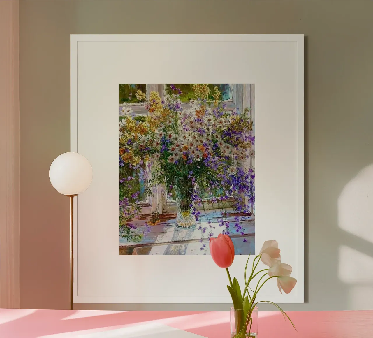 I fiori viola di Monet carta hahnemühle da KOOL STORE