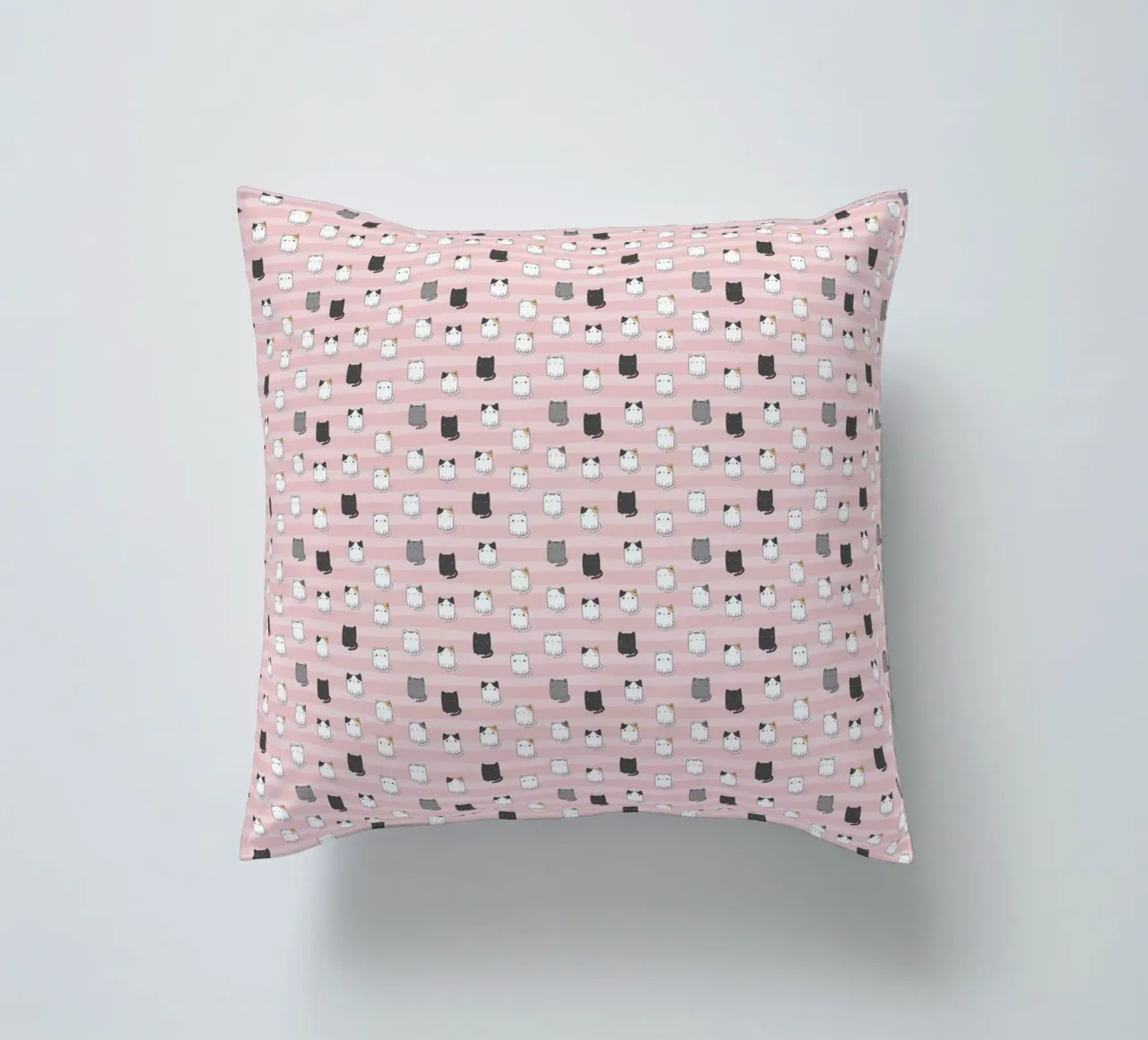 Modello di gattino per bambini cuscino da The joy of home